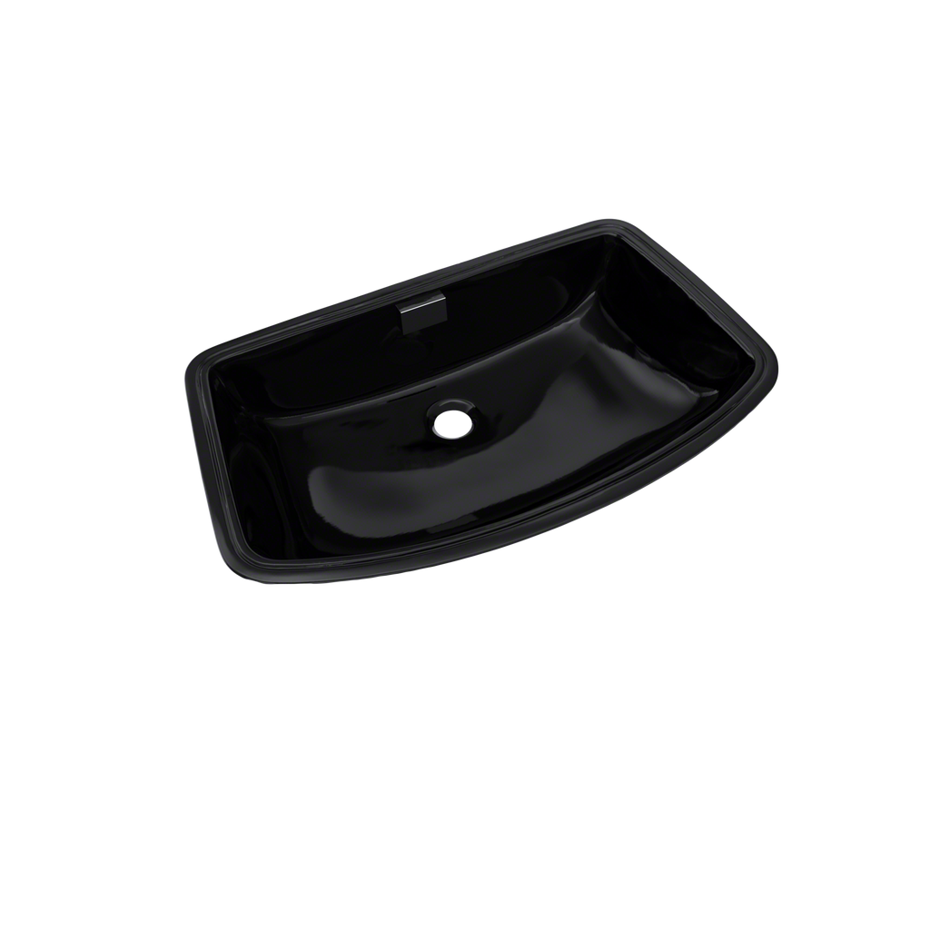 TOTO® Soirée® Arched Front Rectangular Undermount Bathroom Sink, Ebony - LT967#51