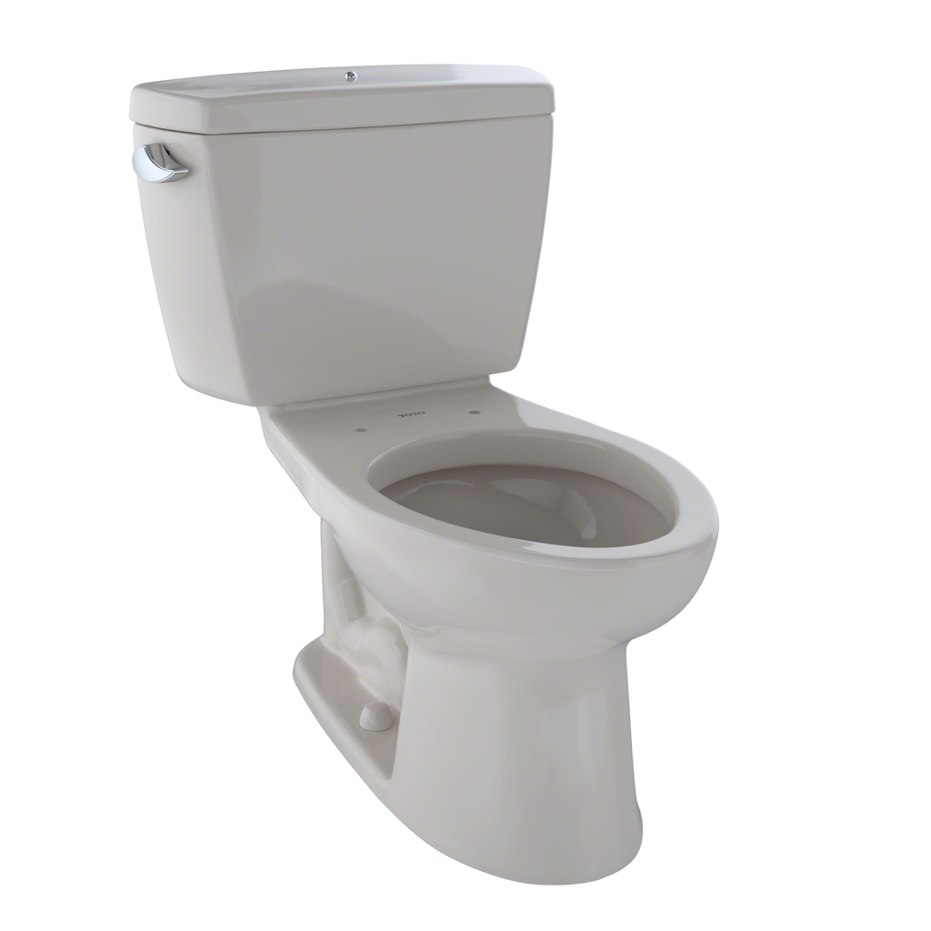 TOTO® Drake® Two-Piece Elongated 1.6 GPF ADA Compliant Toilet with Bolt Down Tank Lid, Sedona Beige - CST744SLB#12