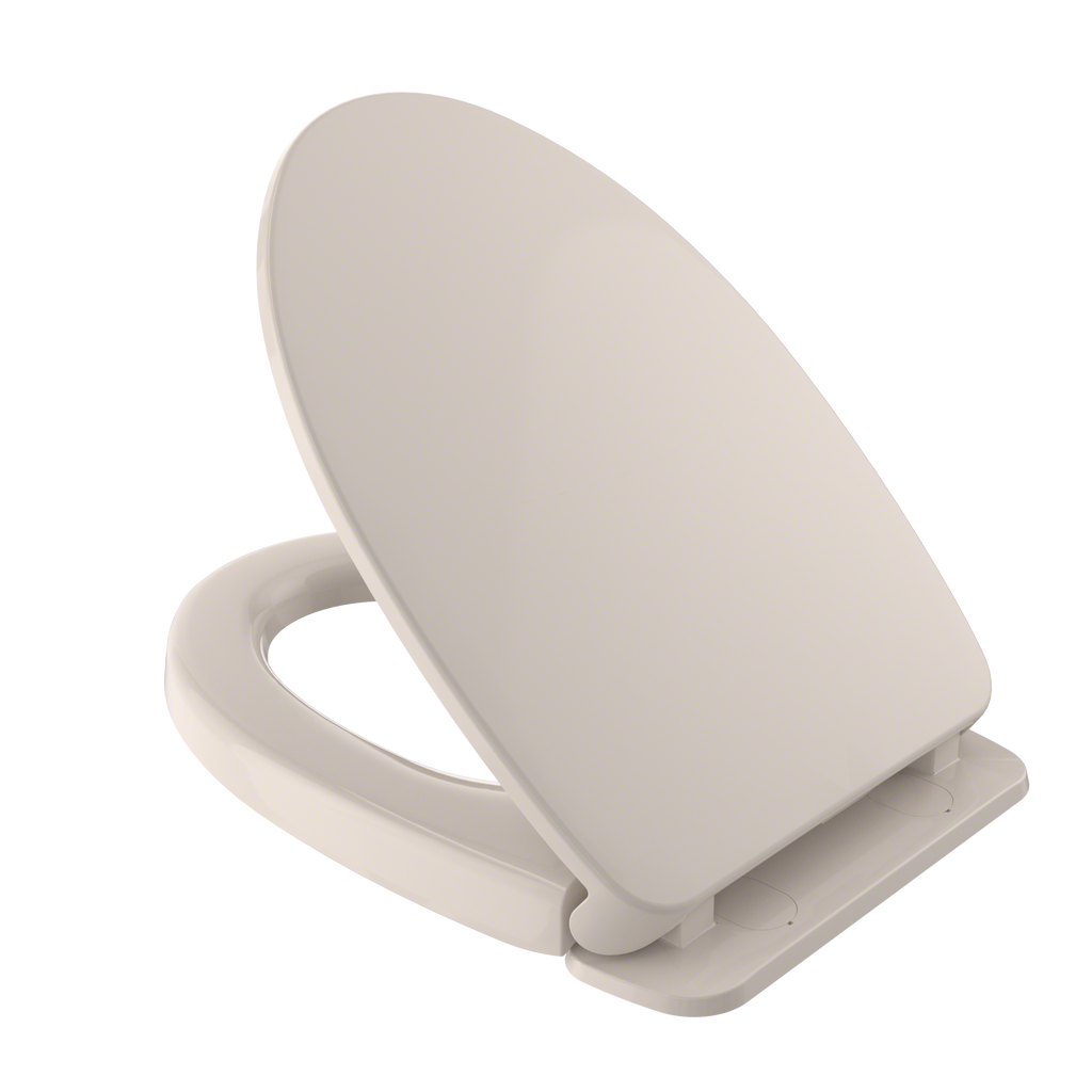 TOTO® SoftClose Non Slamming, Slow Close Elongated Toilet Seat and Lid, Sedona Beige - SS124#12