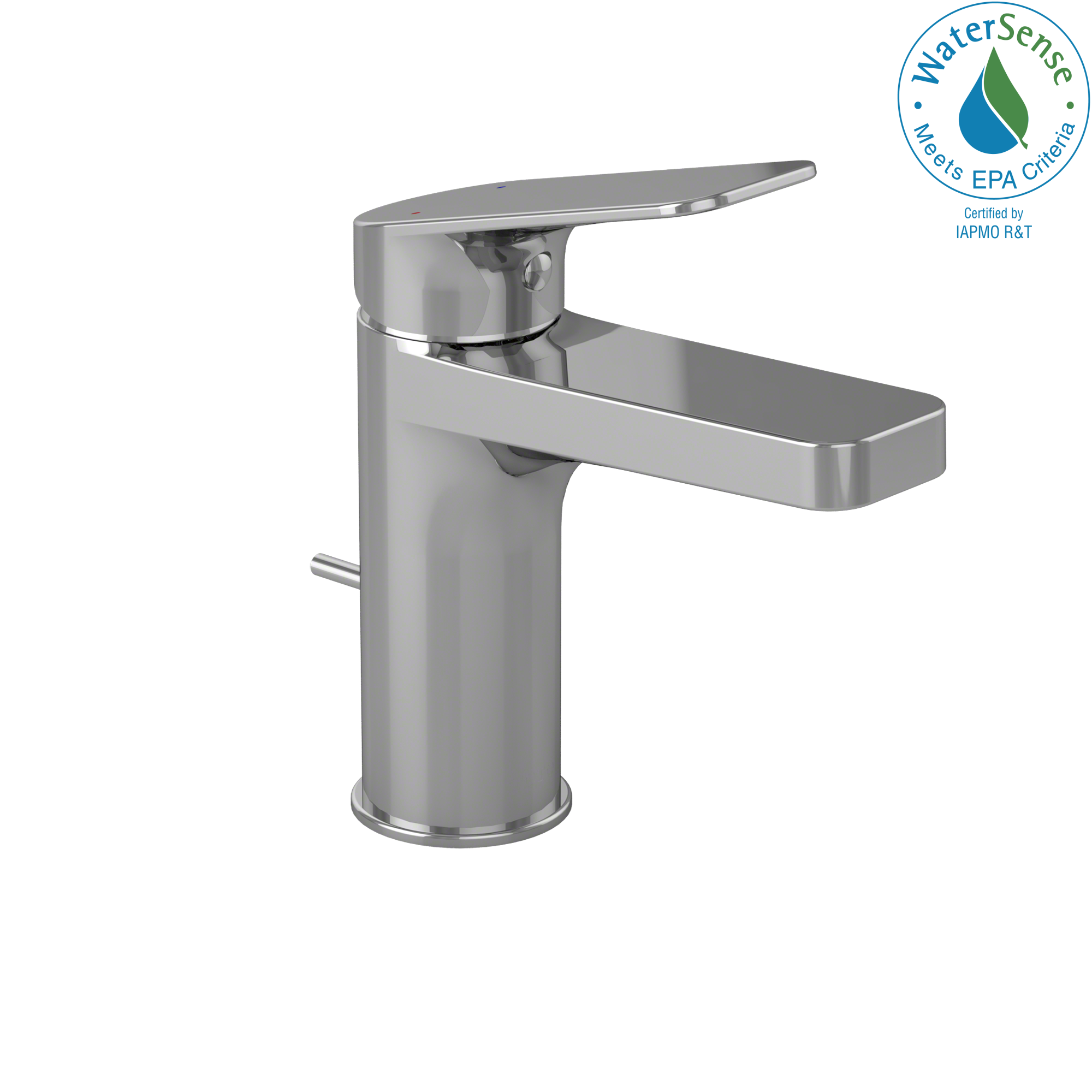 TOTO® Oberon™ S Single Handle 1.2 GPM Bathroom Sink Faucet, Polished Chrome - TL363SD12#CP