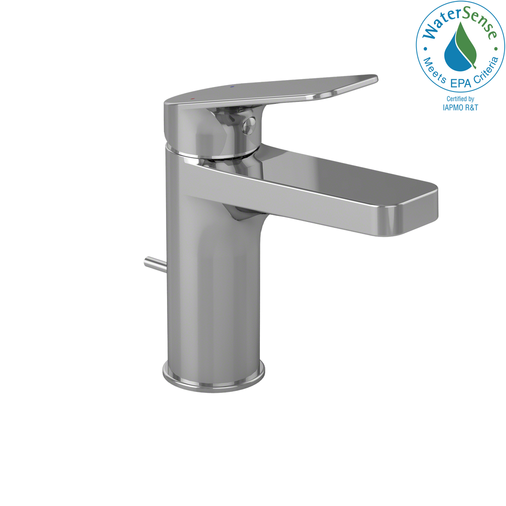 TOTO® Oberon™ S Single Handle 1.2 GPM Bathroom Sink Faucet, Polished Chrome - TL363SD12#CP