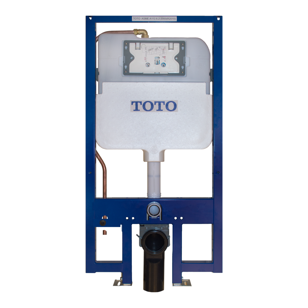 TOTO® DuoFit® In-Wall Toilet Tank with Dual-Max® Dual-Flush 1.28 and 0.9 GPF System with Copper Supply - WT172M