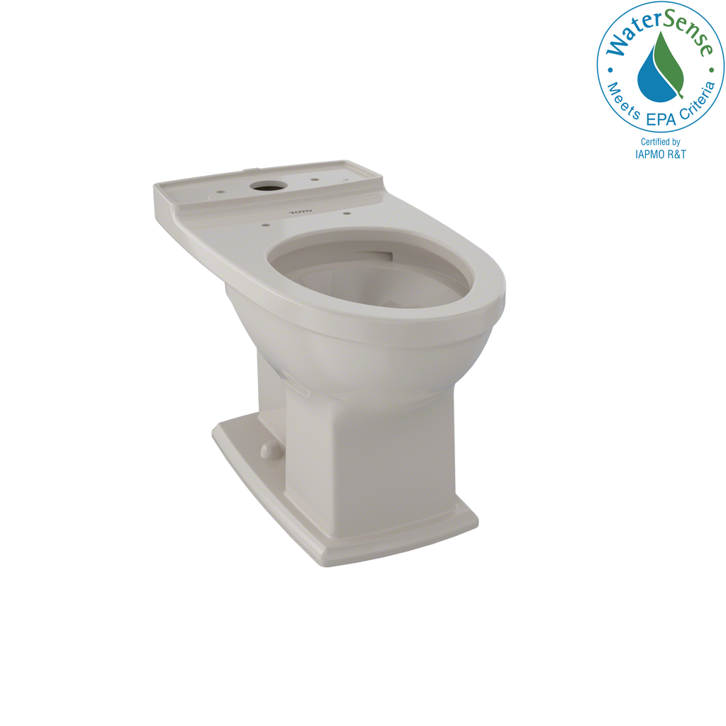 TOTO® Connelly™ Universal Height Elongated Toilet Bowl with CeFiONtect™, Bone - CT494CEFG#03