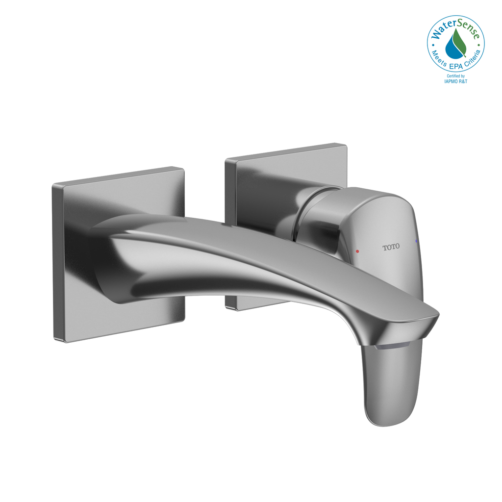TOTO® GM 1.2 GPM Wall-Mount Single-Handle Bathroom Faucet with COMFORT GLIDE Technology, Polished Chrome - TLG09307U#CP