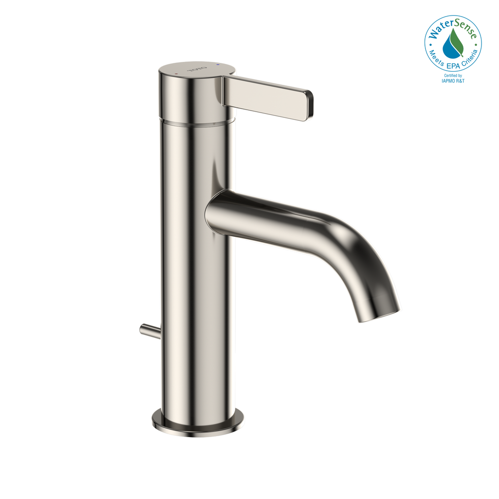 TOTO® GF 1.2 GPM Single Handle Bathroom Sink Faucet with COMFORT GLIDE Technology, Polished Nickel - TLG11301U#PN