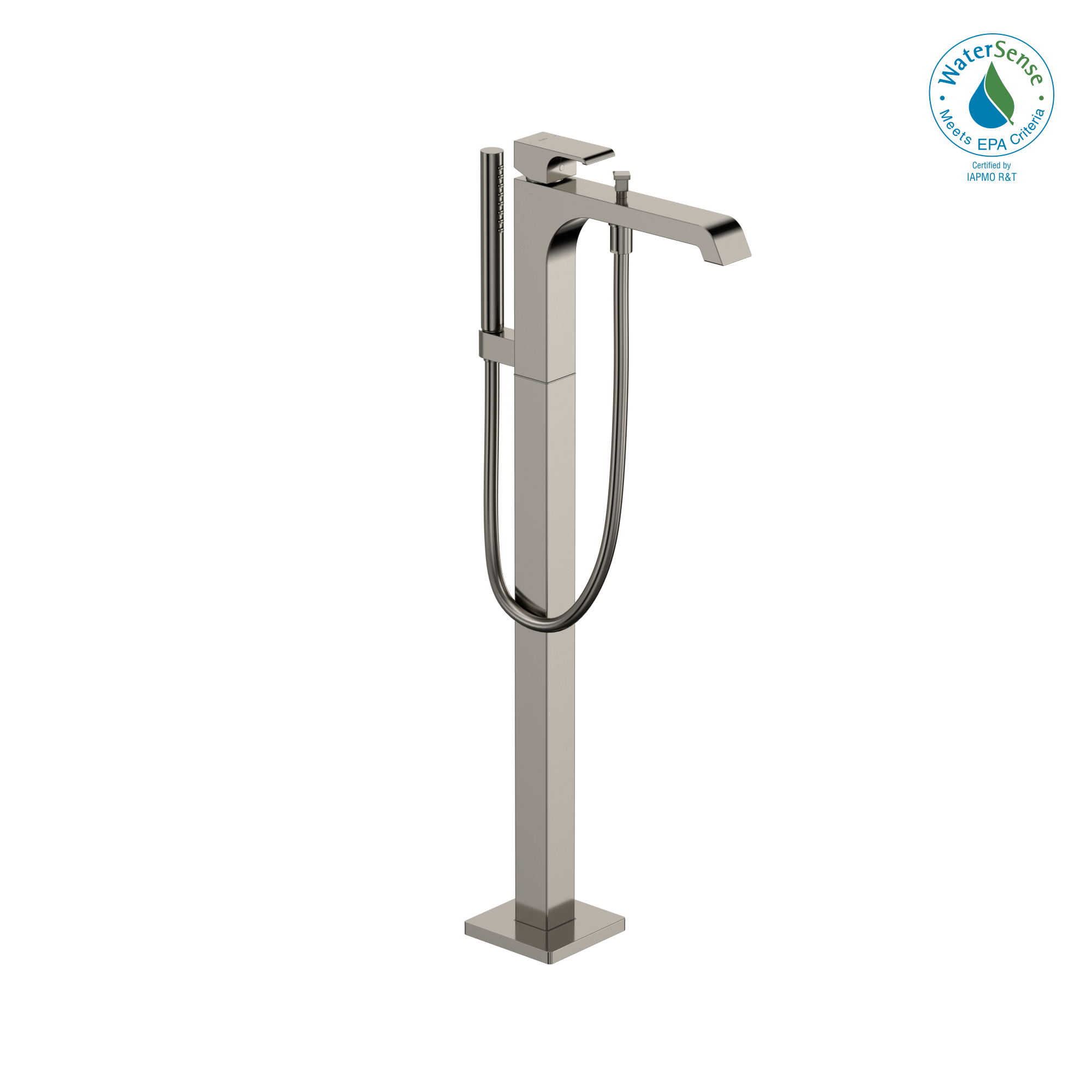 TOTO® GC Single-Handle Free Standing Tub Filler with Handshower, Polished Nickel - TBG08306U#PN