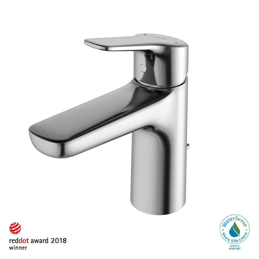 TOTO® GS 1.2 GPM Single Handle Bathroom Sink Faucet with COMFORT GLIDE™ Technology, Polished Chrome - TLG03301U#CP