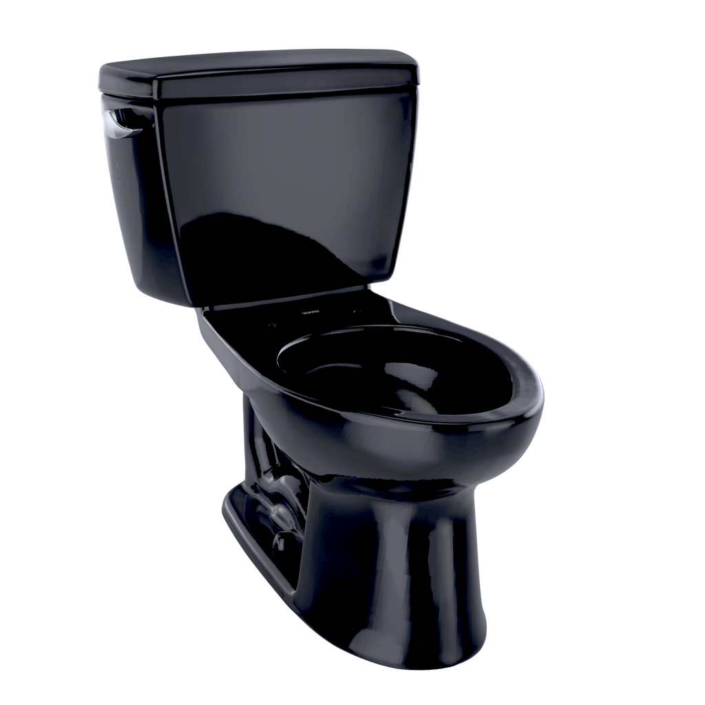 TOTO® Drake® Two-Piece Elongated 1.6 GPF ADA Compliant Toilet with Insulated Tank, Ebony - CST744SLD#51