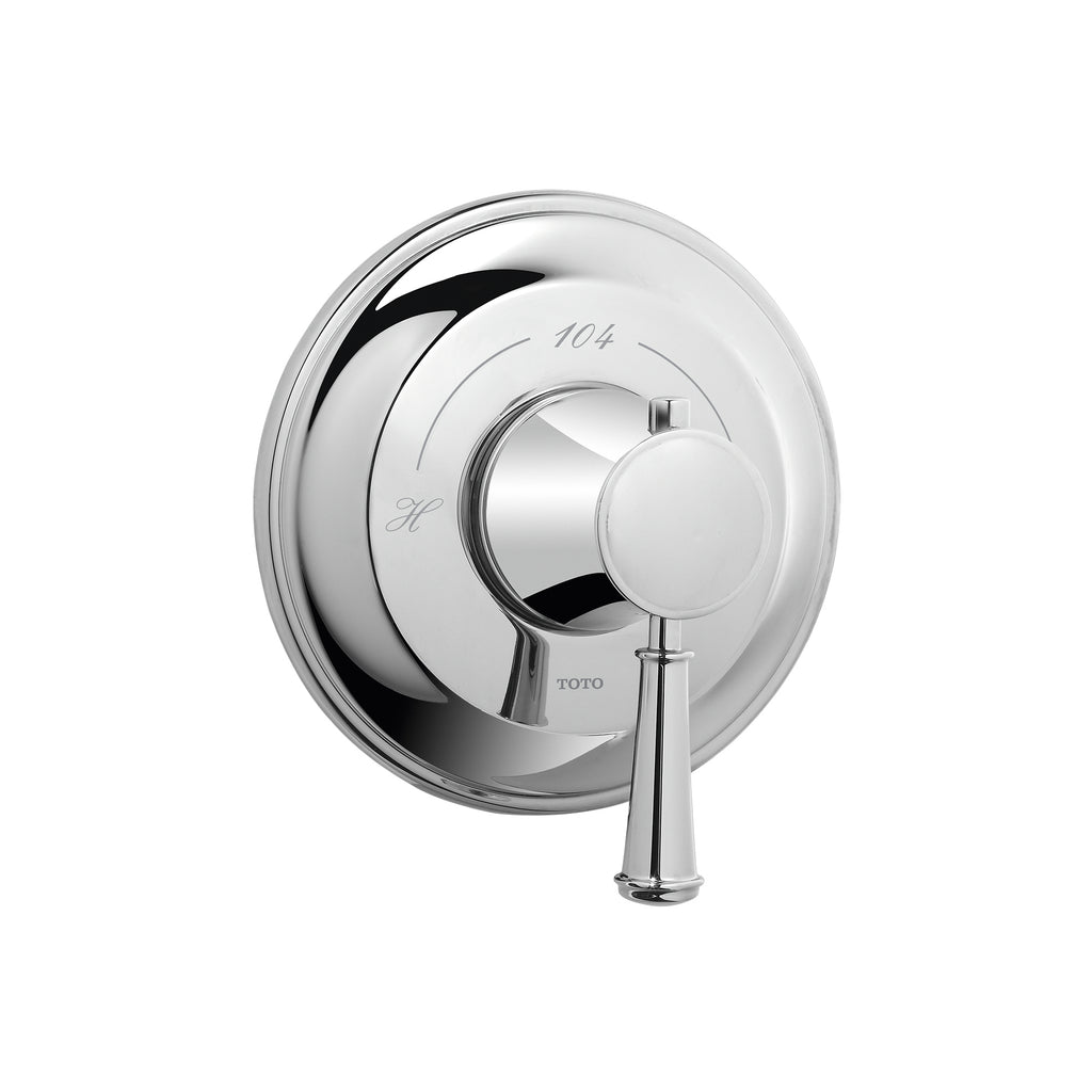 TOTO® Vivian™ Lever Handle Thermostatic Mixing Valve Trim, Polished Chrome - TS220T#CP