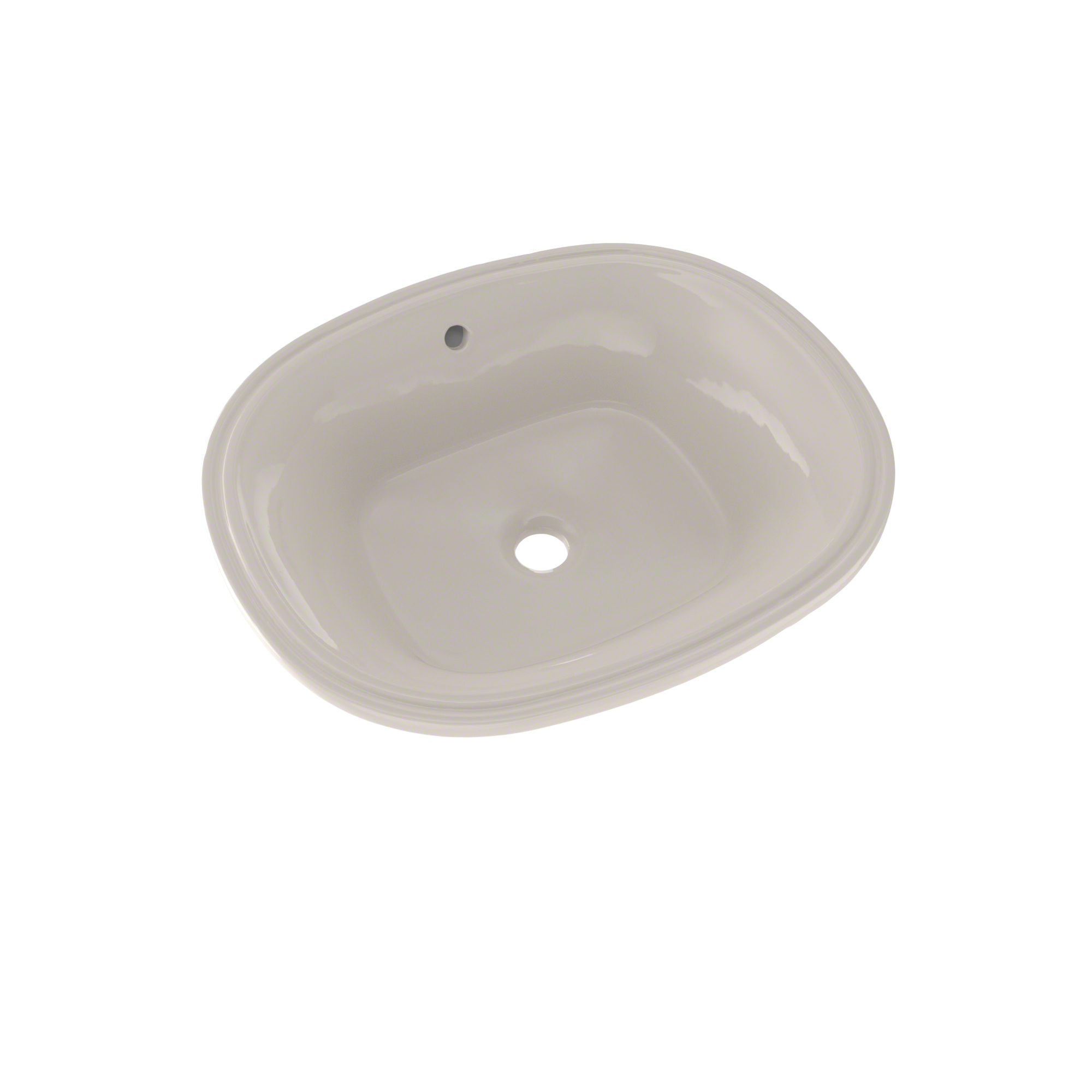 TOTO® Maris™ 17-5/8" x 14-9/16" Oval Undermount Bathroom Sink with CeFiONtect™, Sedona Beige - LT483G#12