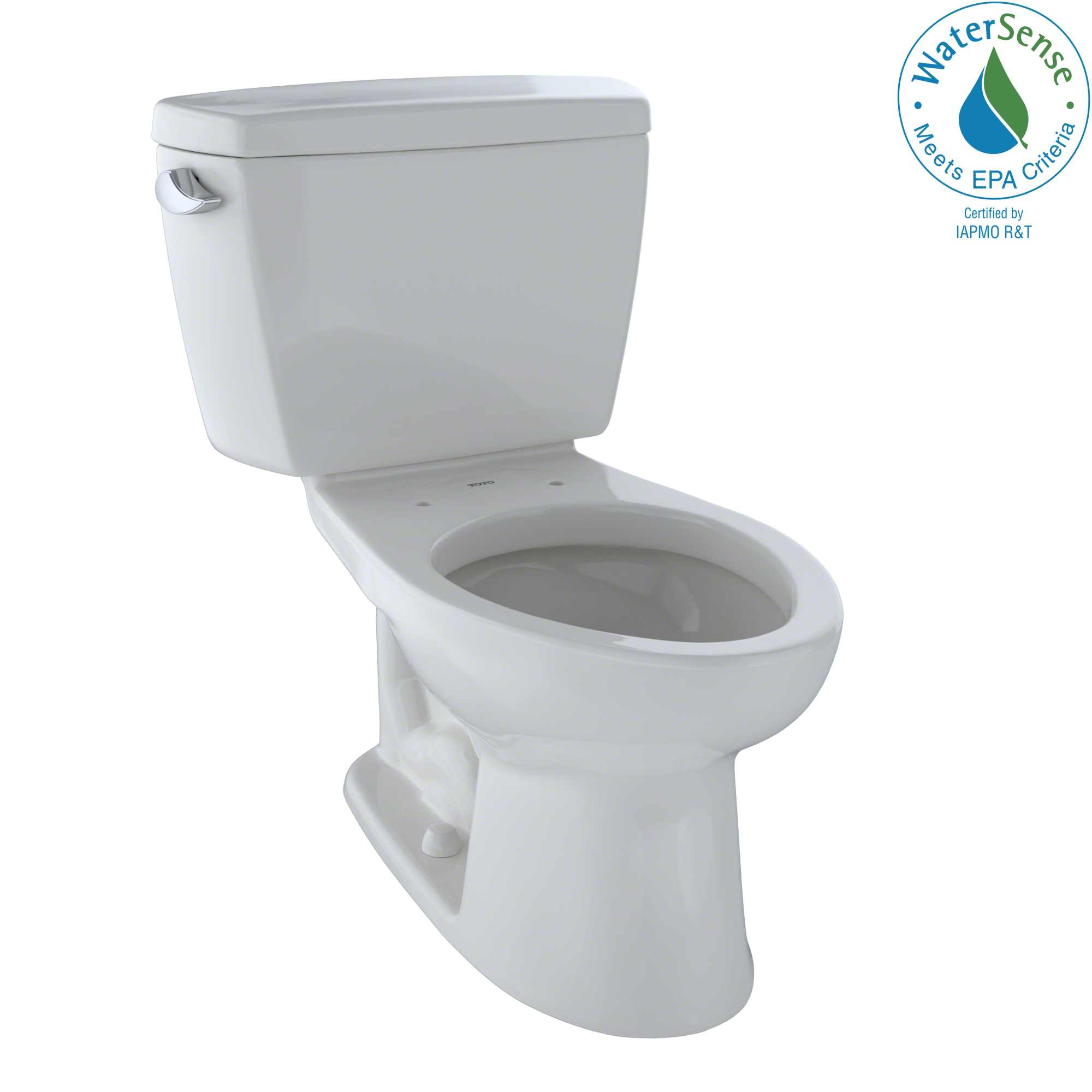 TOTO® Eco Drake® Two-Piece Elongated 1.28 GPF ADA Compliant Toilet, Colonial White - CST744EL#11