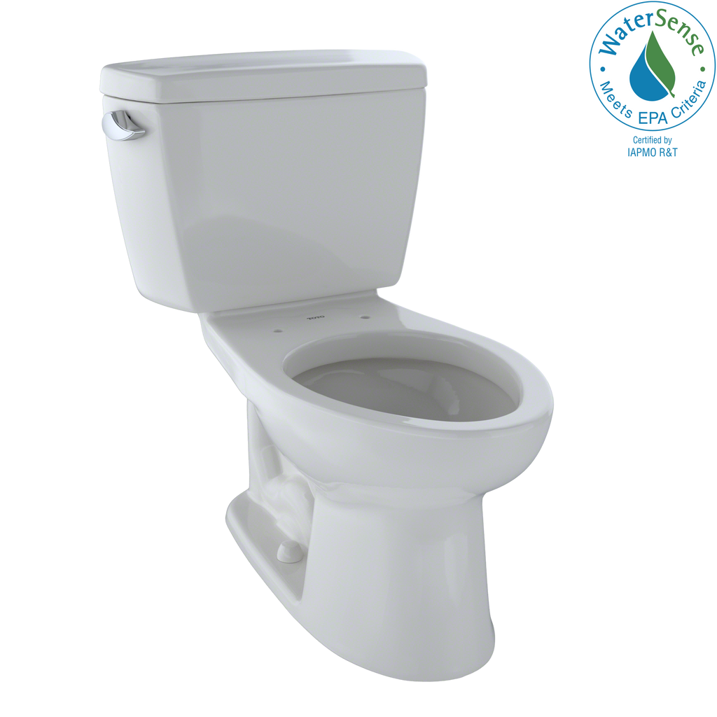 TOTO® Eco Drake® Two-Piece Elongated 1.28 GPF ADA Compliant Toilet, Colonial White - CST744EL#11