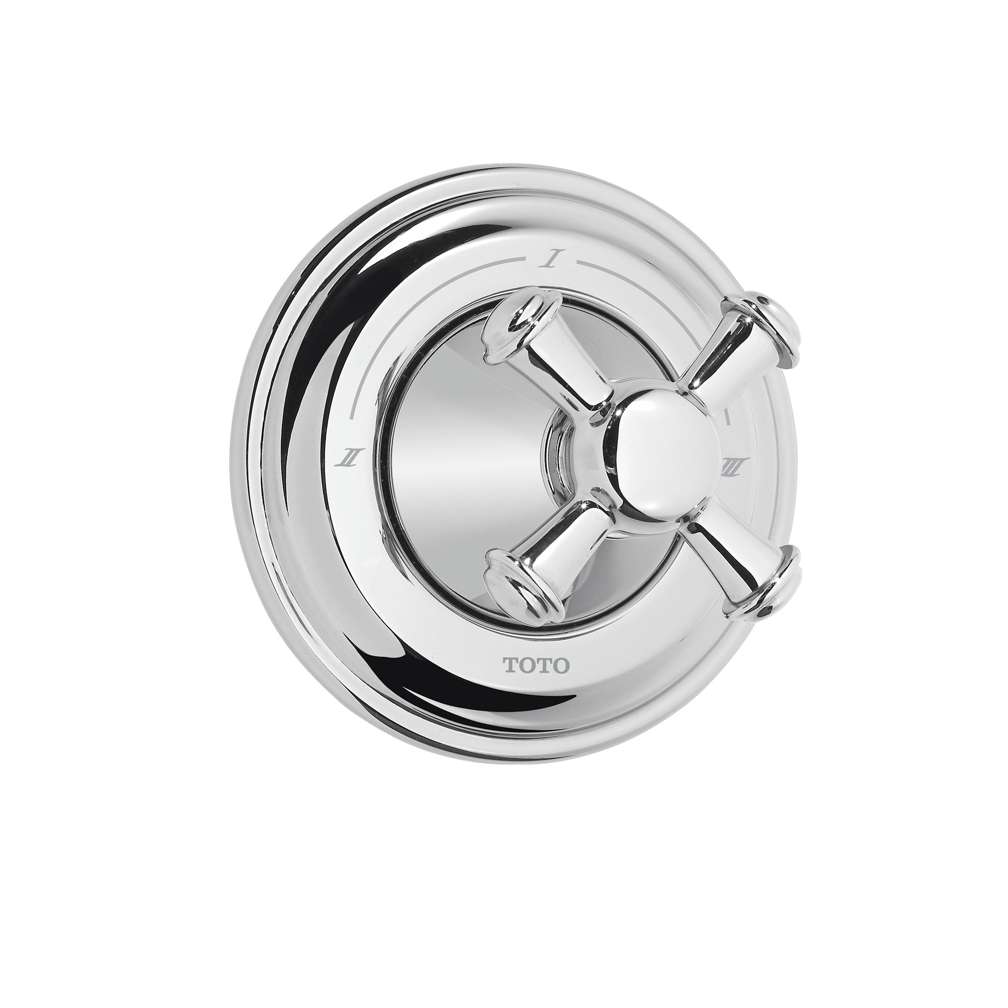 TOTO® Vivian™ Cross Handle Three-Way Diverter Trim, Polished Chrome - TS220XW#CP