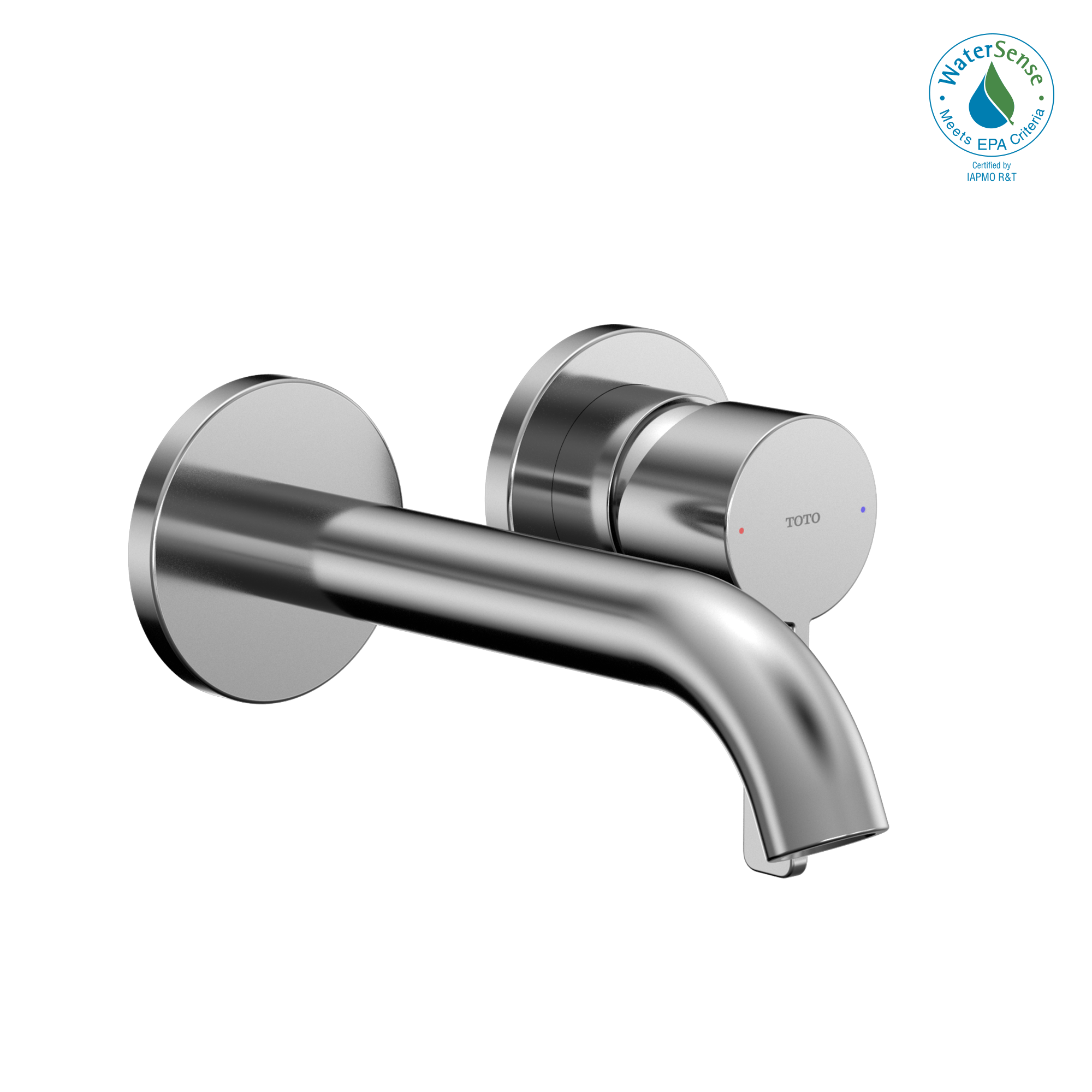 TOTO® GF 1.2 GPM Wall-Mount Single-Handle Bathroom Faucet with COMFORT GLIDE Technology, Polished Chrome - TLG11307#CP