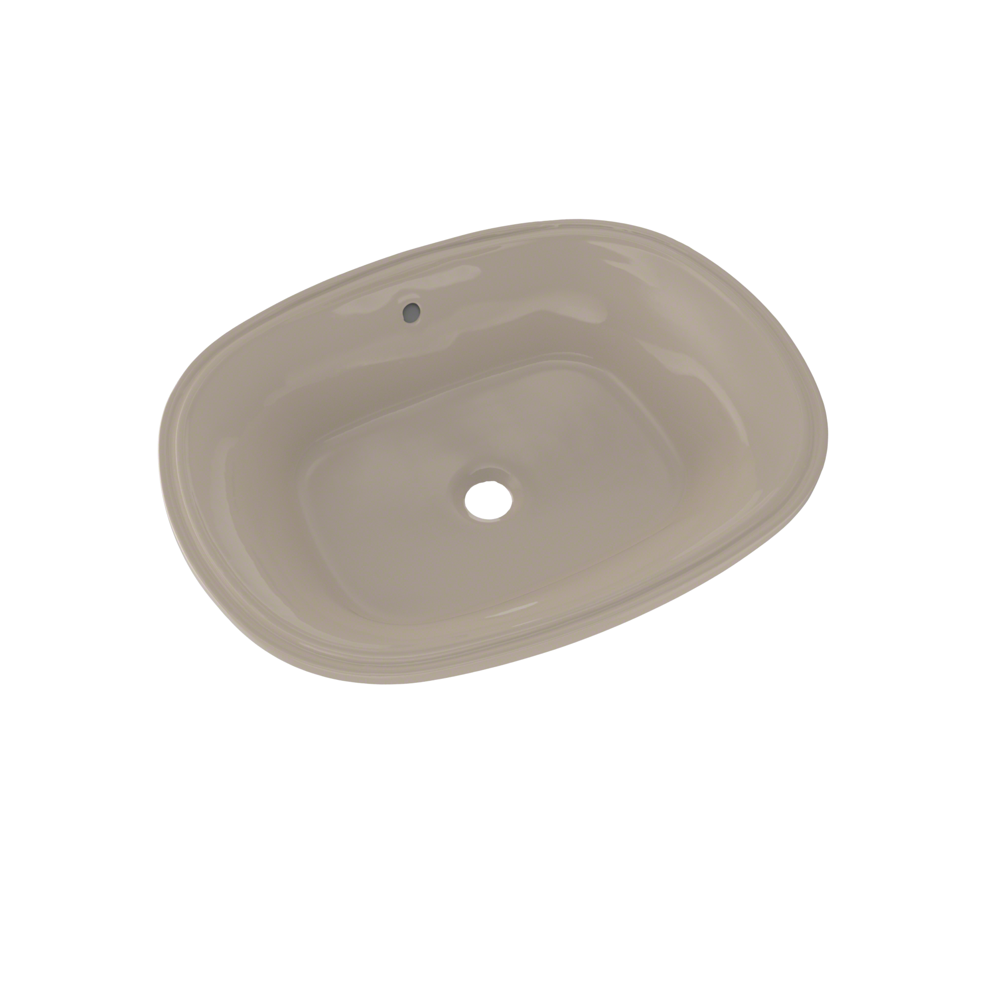 TOTO® Maris™ 20-5/16" x 15-9/16" Oval Undermount Bathroom Sink with CeFiONtect™, Bone - LT481G#03