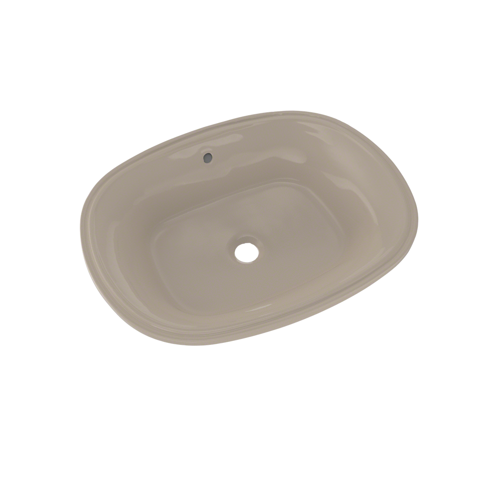 TOTO® Maris™ 20-5/16" x 15-9/16" Oval Undermount Bathroom Sink with CeFiONtect™, Bone - LT481G#03