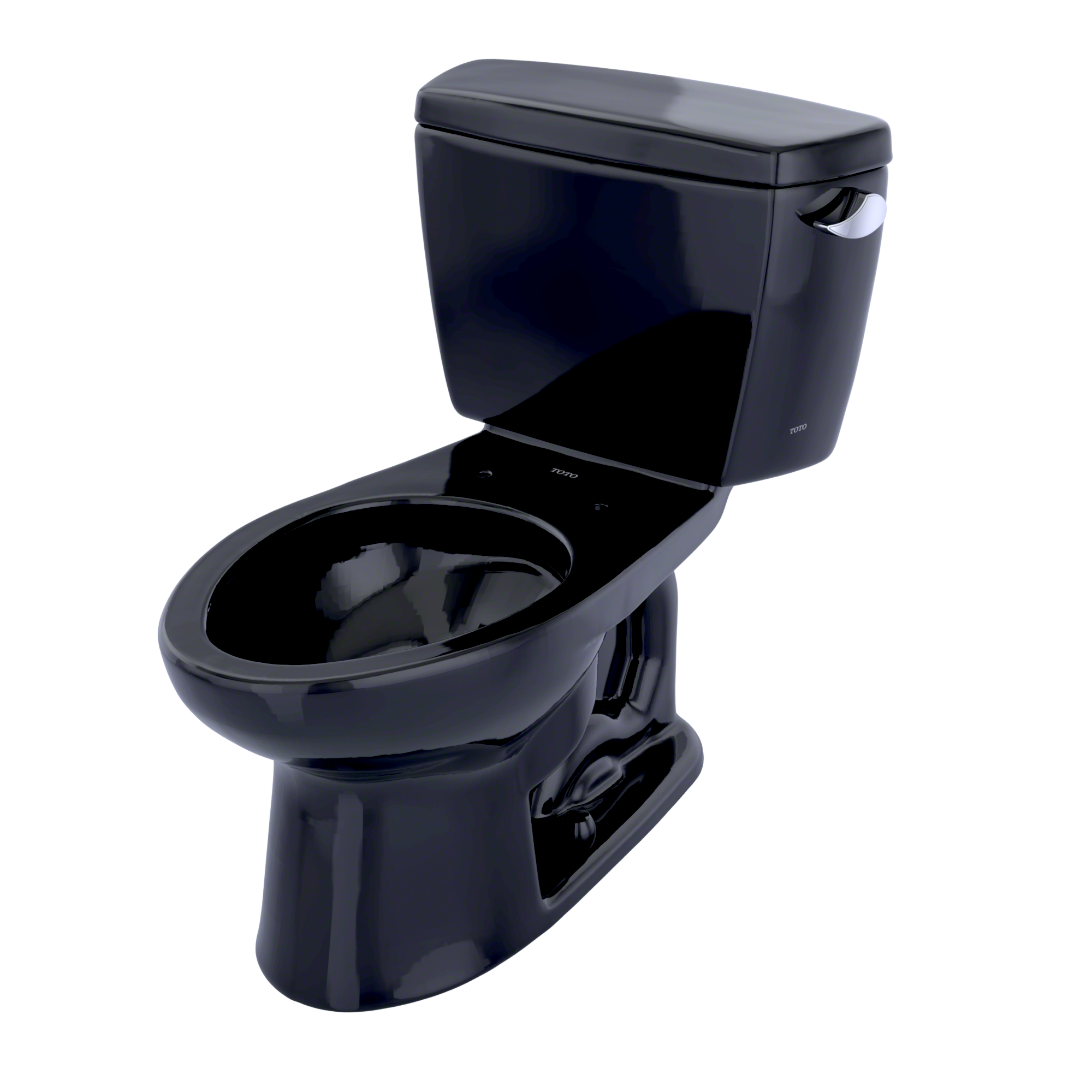 TOTO® Drake® Two-Piece Elongated 1.6 GPF Toilet with Right-Hand Trip Lever, Ebony - CST744SR#51