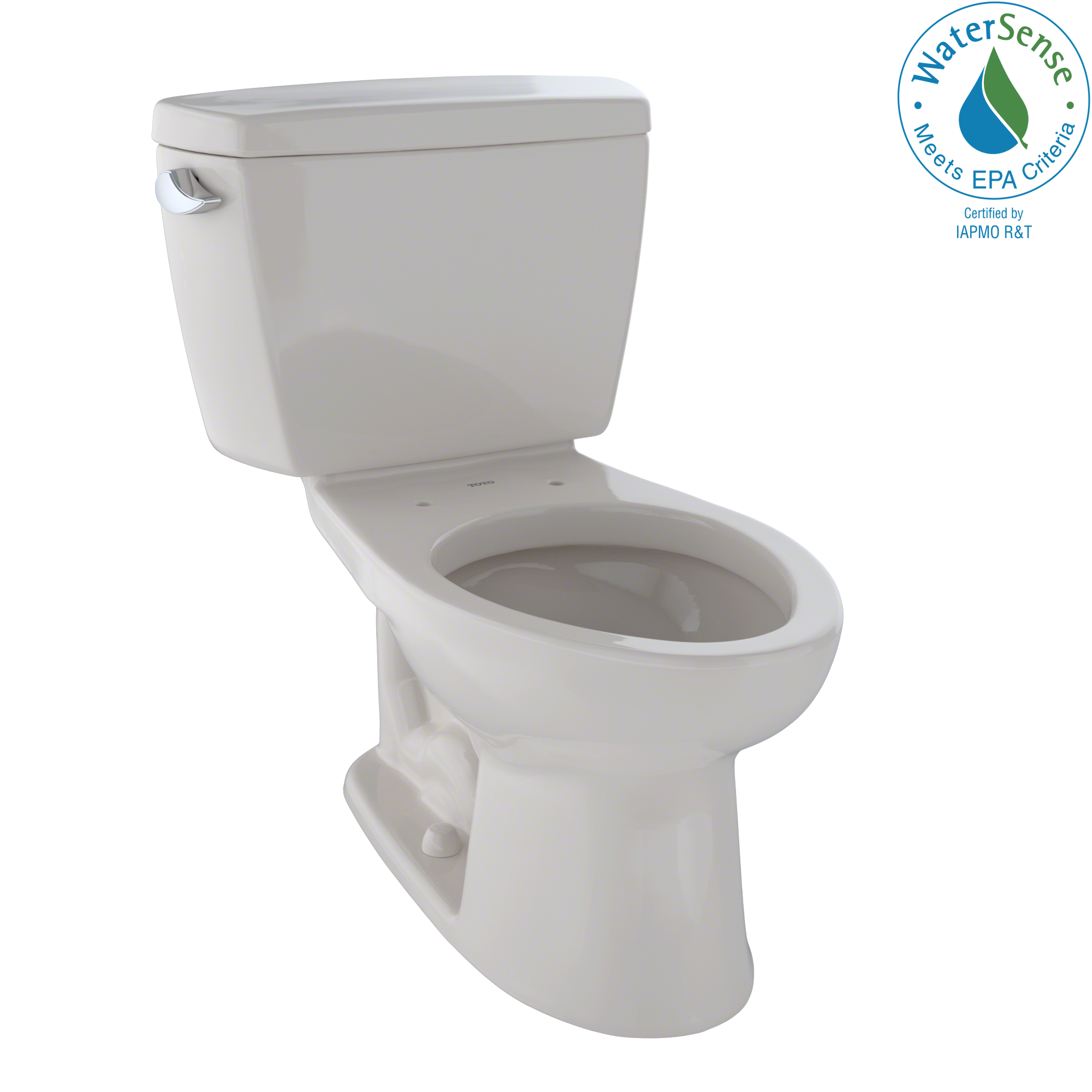 TOTO® Eco Drake® Two-Piece Elongated 1.28 GPF ADA Compliant Toilet, Sedona Beige - CST744EL#12