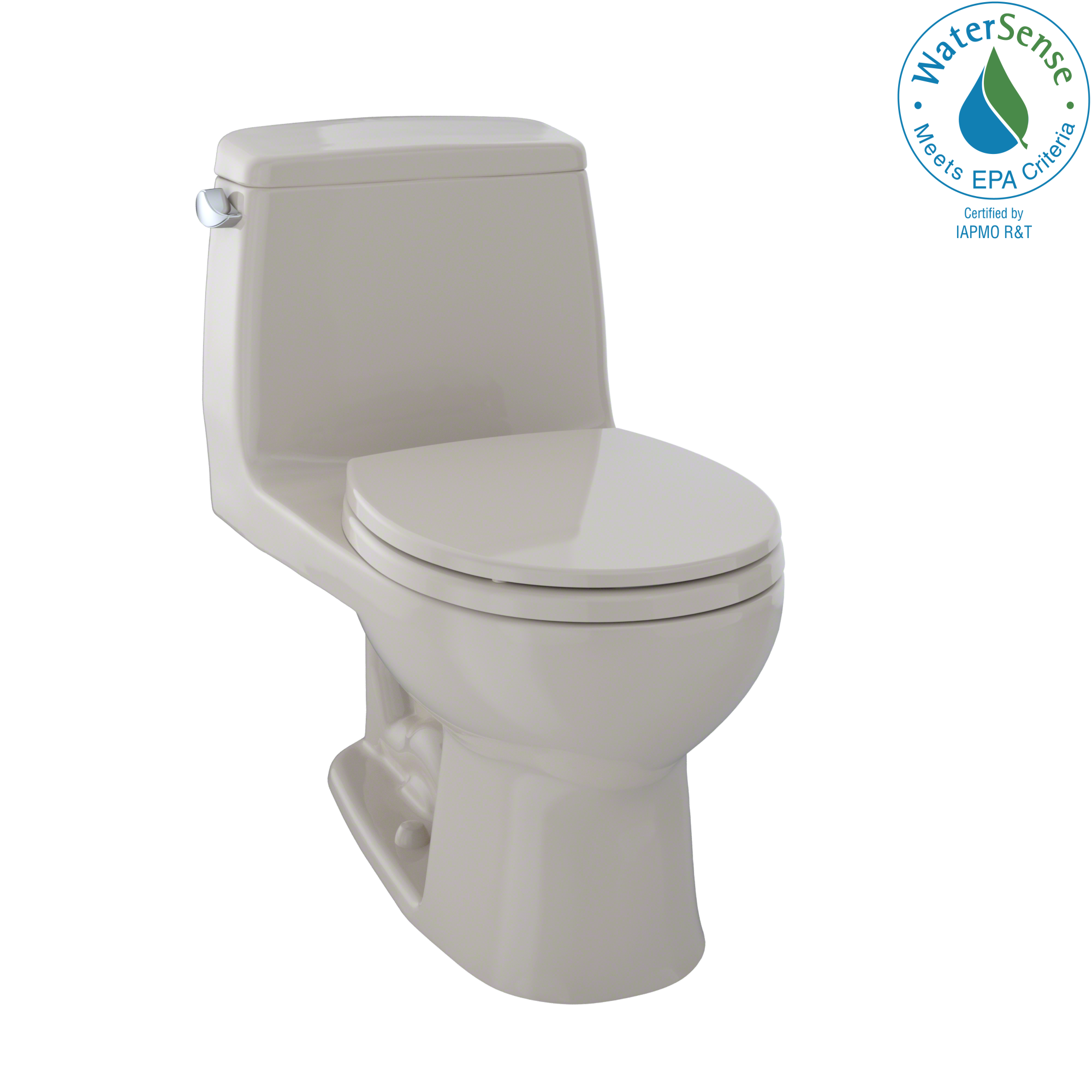 TOTO® Eco UltraMax® One-Piece Round Bowl 1.28 GPF Toilet, Bone - MS853113E#03