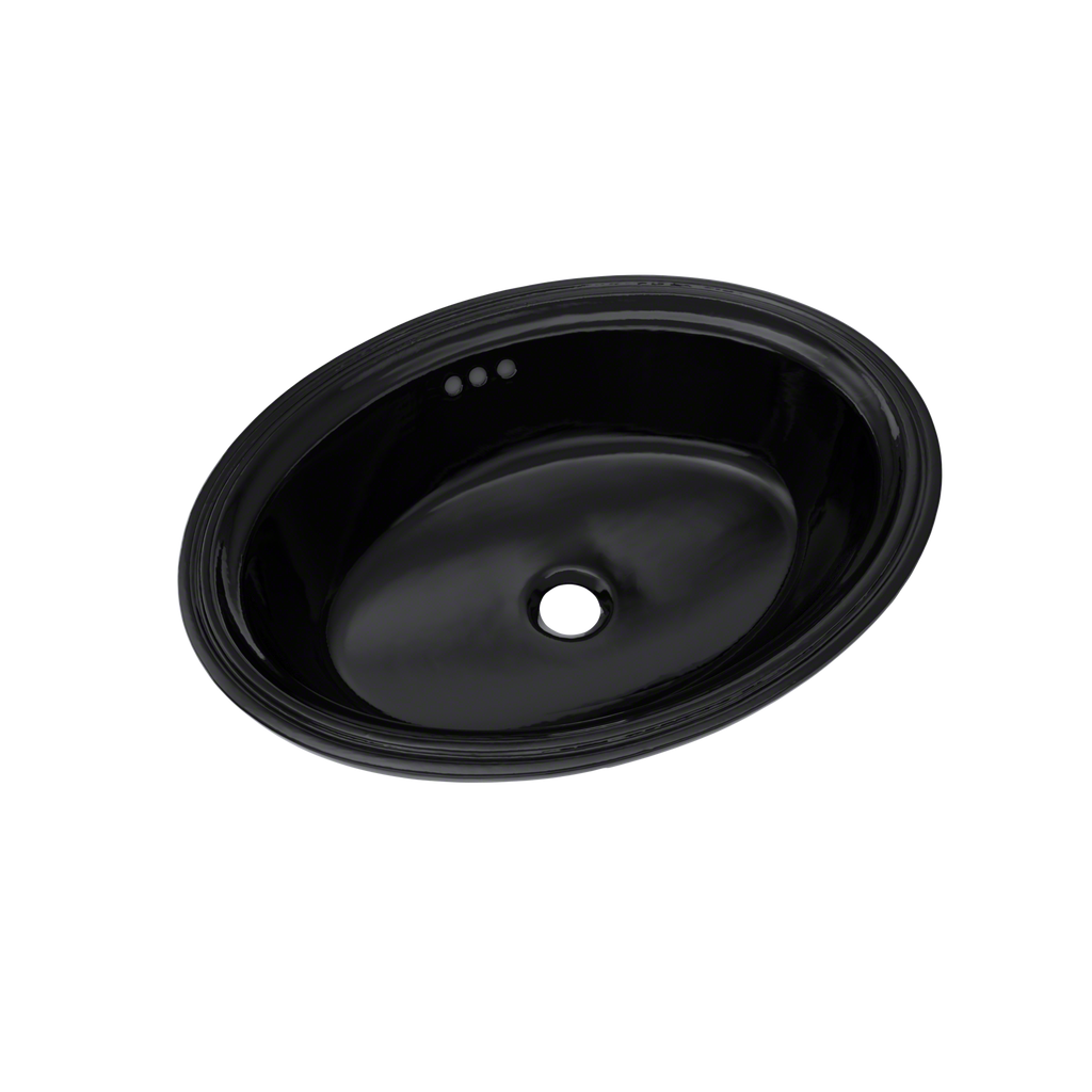 TOTO® Dartmouth® 18-3/4" x 13-3/4" Oval Undermount Bathroom Sink, Ebony - LT641#51