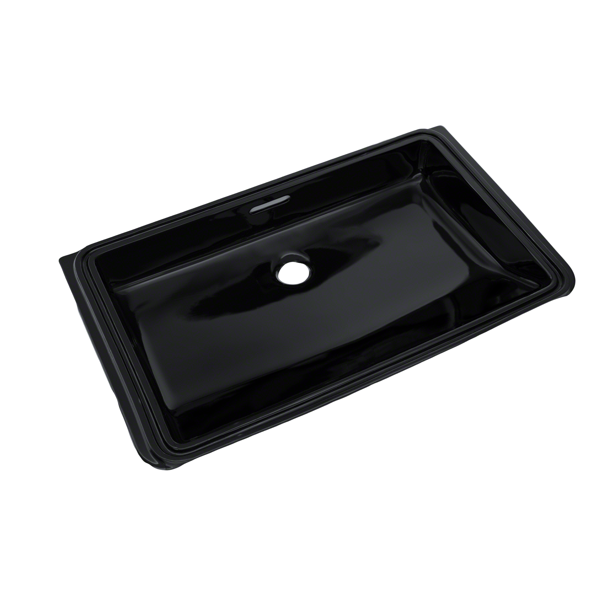 TOTO® Rectangular Undermount Bathroom Sink, Ebony - LT191#51