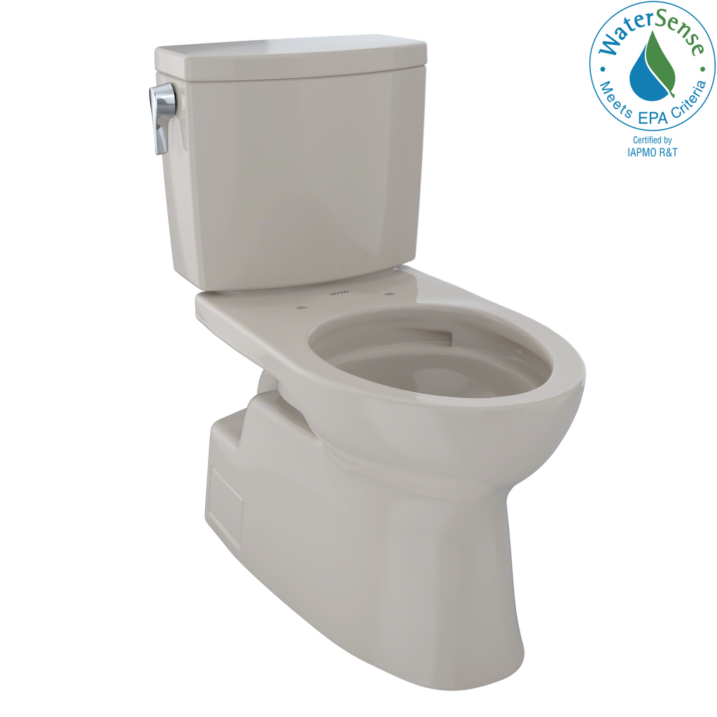 TOTO® Vespin® II 1G® Two-Piece Elongated 1.0 GPF Universal Height Skirted Design Toilet with CeFiONtect™, Bone - CST474CUFG#03