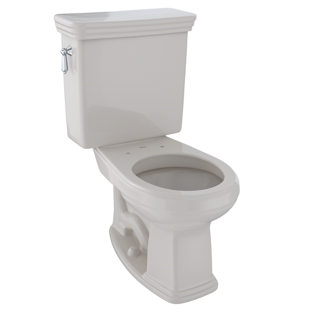 TOTO® Promenade® Two-Piece Round 1.6 GPF Universal Height Toilet, Sedona Beige - CST423SF#12