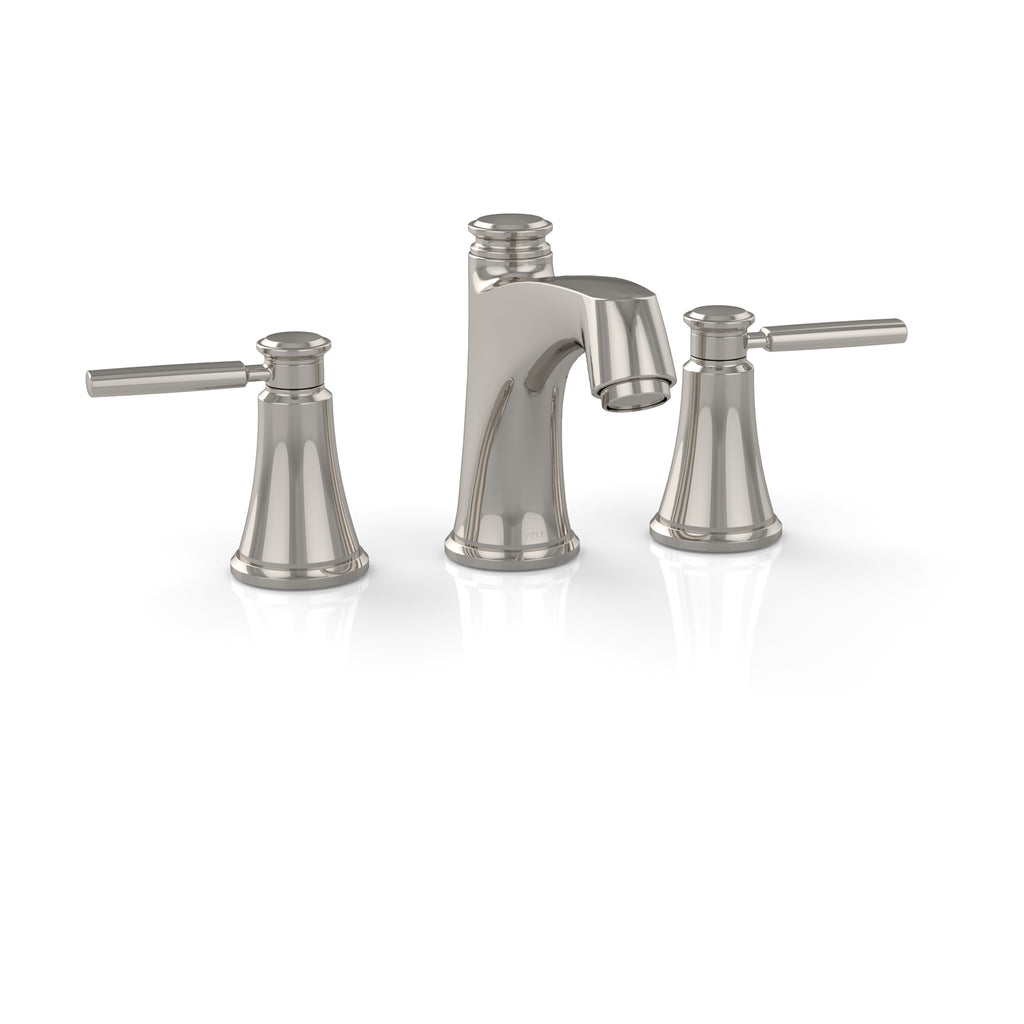 TOTO® Keane™ Two Handle Deck-Mount Roman Tub Filler Trim, Polished Nickel - TB211DD#PN