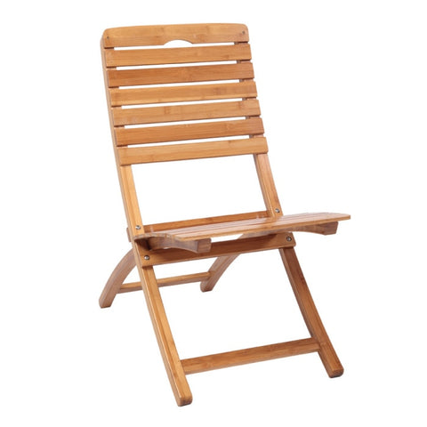 2 Pcs Casual BALI Cross Chair Foldable Modern European Wooden Chair 40x72x76 CM E2S