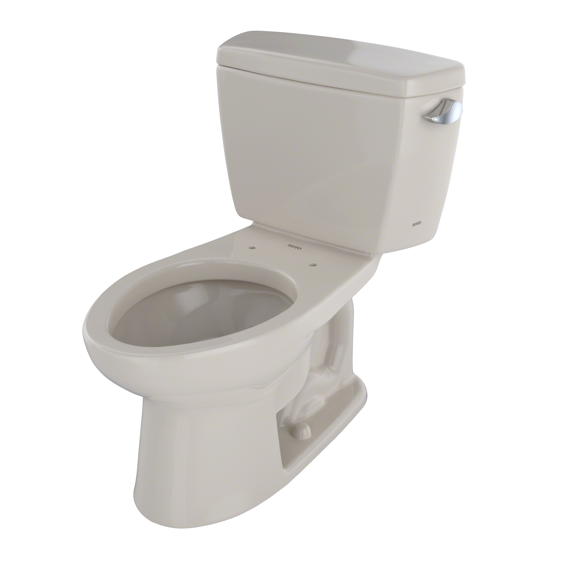 TOTO® Drake® Two-Piece Elongated 1.6 GPF Toilet with Right-Hand Trip Lever, Bone - CST744SR#03