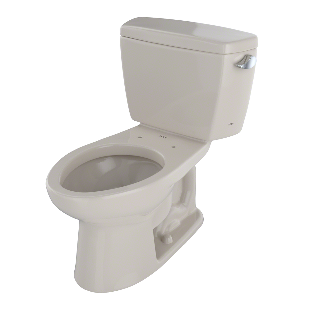 TOTO® Drake® Two-Piece Elongated 1.6 GPF Toilet with Right-Hand Trip Lever, Bone - CST744SR#03