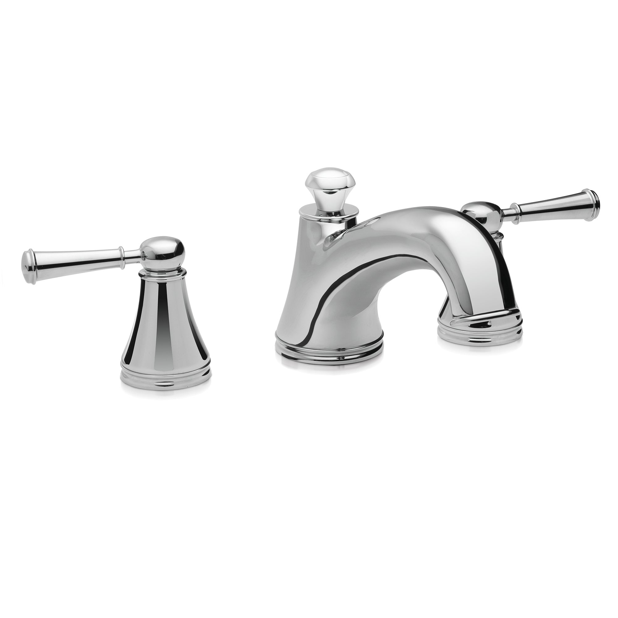 TOTO® Vivian™ Two Handle Deck-Mount Roman Tub Filler Trim, Polished Chrome - TB220DD1#CP