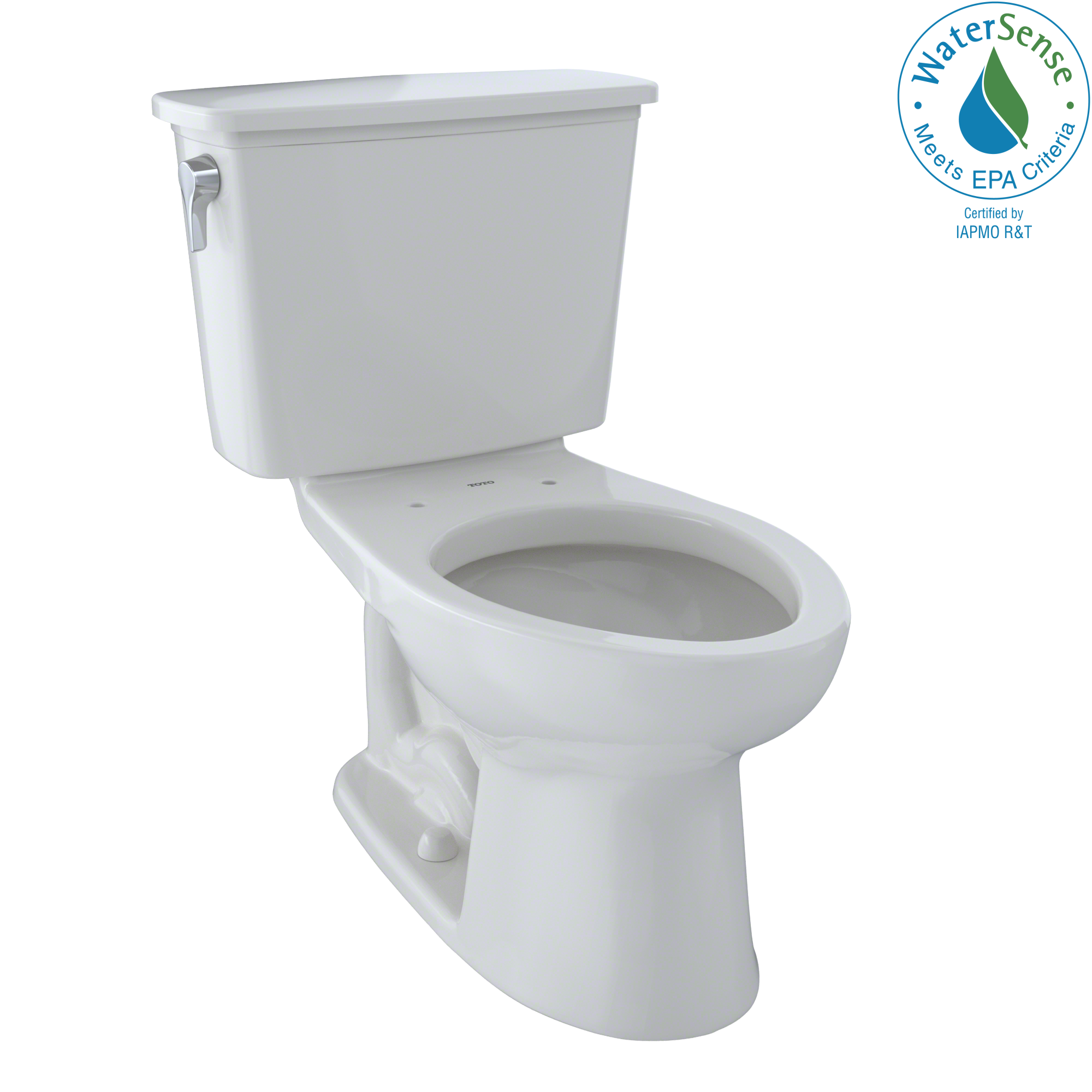 TOTO® Eco Drake® Transitional Two-Piece Elongated 1.28 GPF Toilet, Colonial White - CST744EN#11