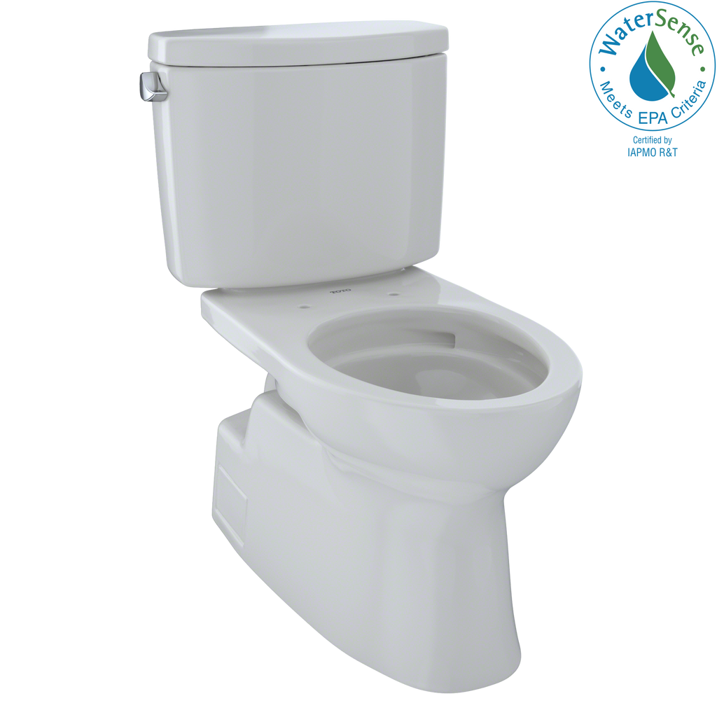 TOTO® Vespin® II Two-Piece Elongated 1.28 GPF Universal Height Skirted Design Toilet with CeFiONtect™, Colonial White - CST474CEFG#11