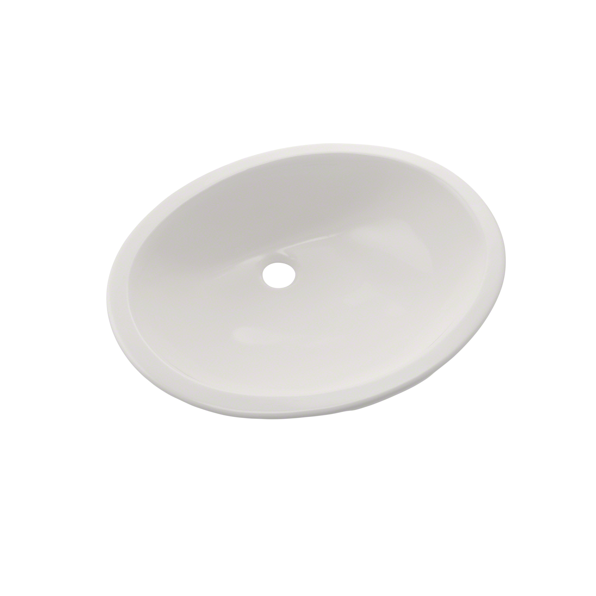 TOTO® Rendezvous® Oval Undermount Bathroom Sink with CeFiONtect™, Colonial White - LT579G#11