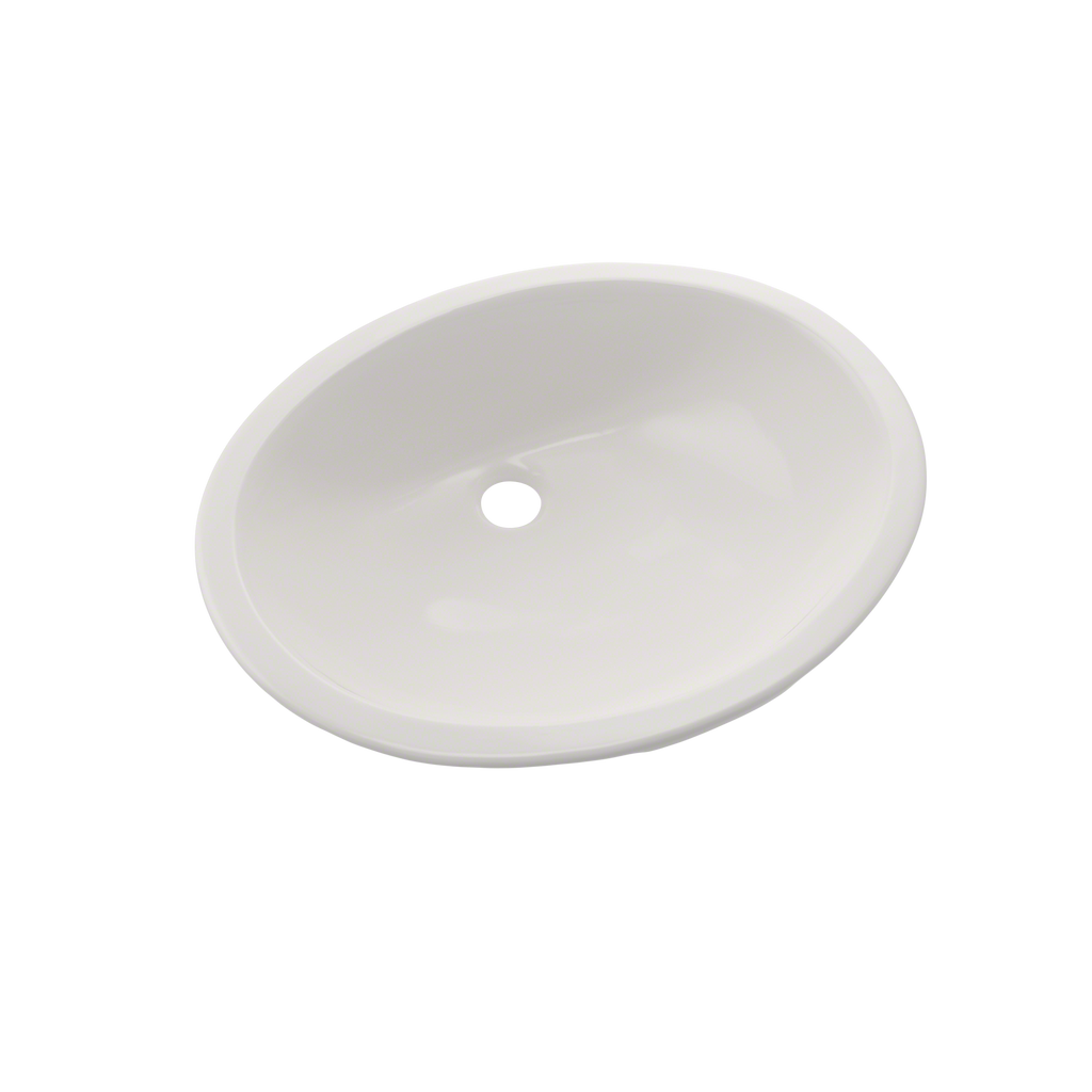 TOTO® Rendezvous® Oval Undermount Bathroom Sink with CeFiONtect™, Colonial White - LT579G#11