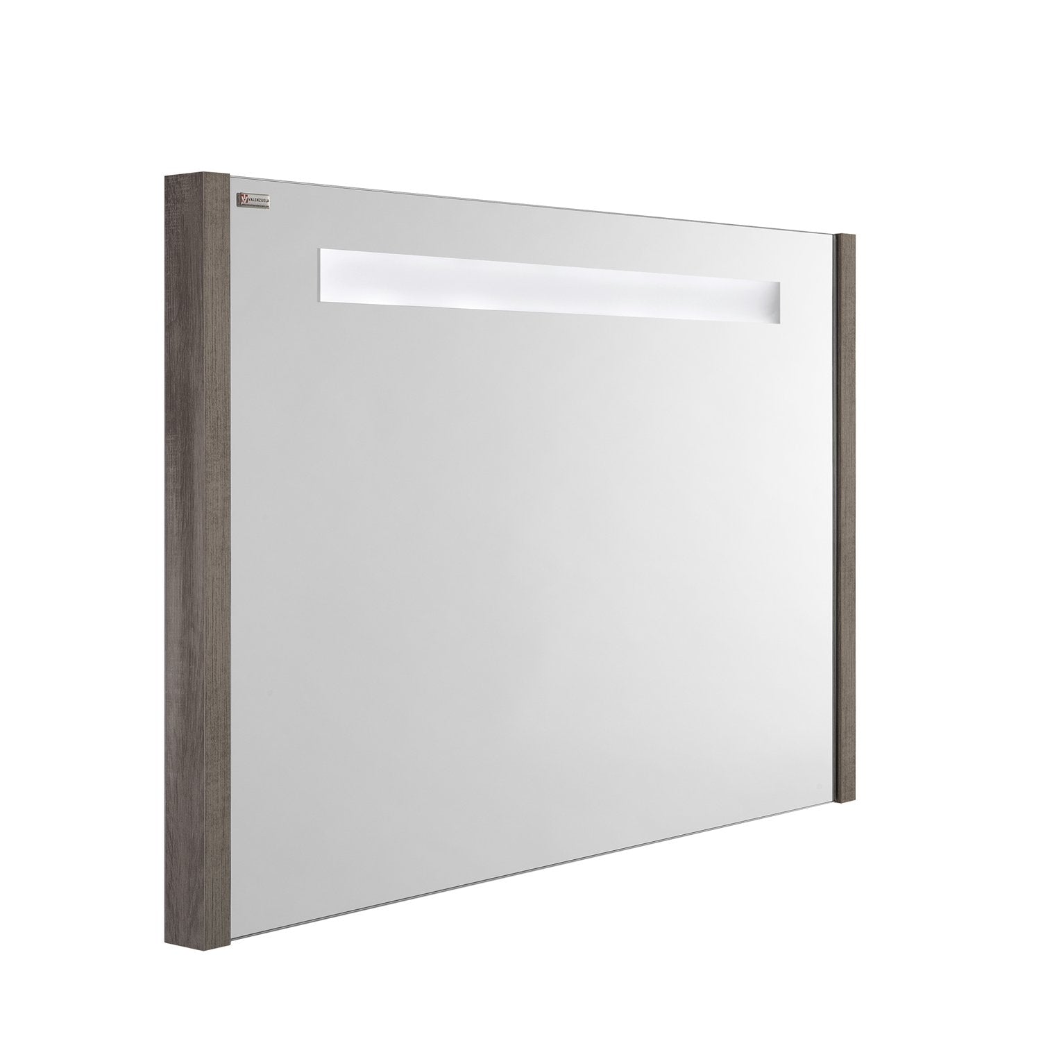 48" LED Backlit Bathroom Vanity Mirror, Wall Mount, Ash, Serie Roma by VALENZUELA