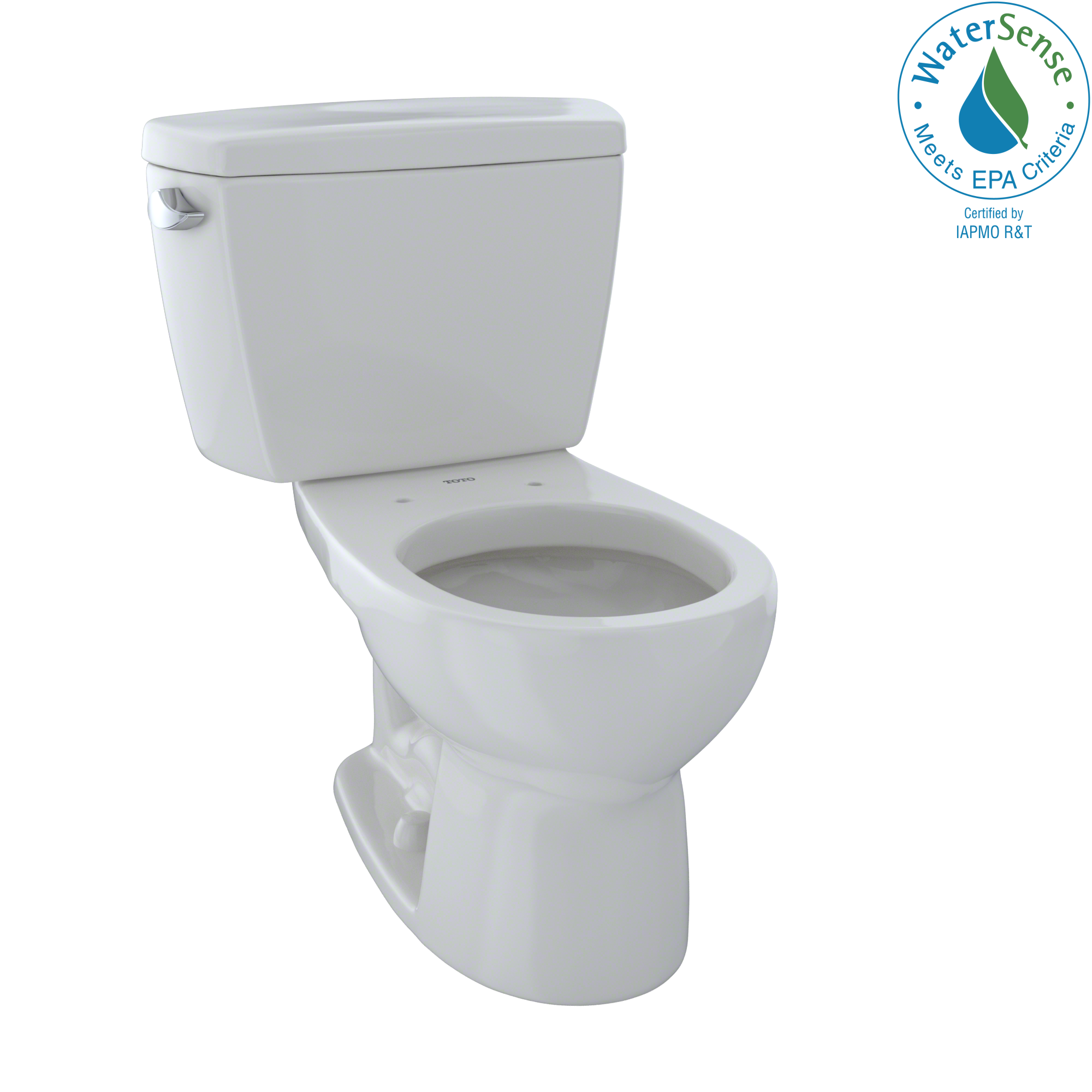 TOTO® Eco Drake® Two-Piece Round 1.28 GPF Toilet, Colonial White - CST743E#11