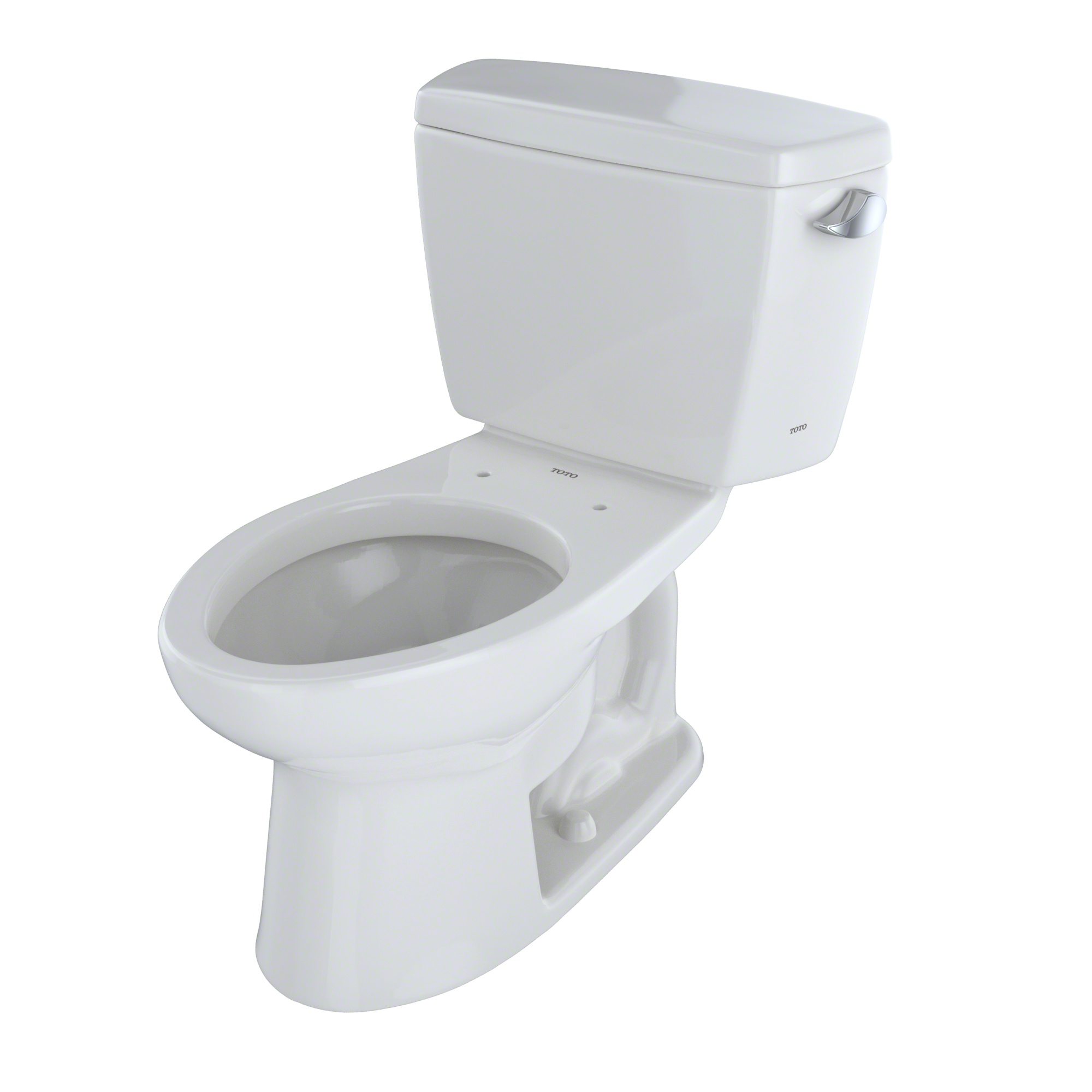 TOTO® Drake® Two-Piece Elongated 1.6 GPF Toilet with Right-Hand Trip Lever, Colonial White - CST744SR#11