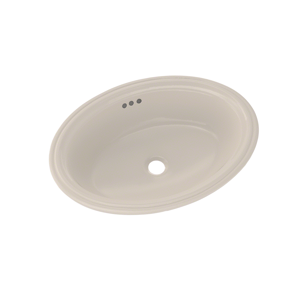 TOTO® Dartmouth® 18-3/4" x 13-3/4" Oval Undermount Bathroom Sink, Sedona Beige - LT641#12