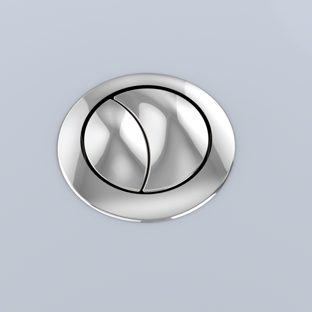 Toto®Aquia Push Button Ms654 - 53Mm Spare Part - Polished Nickel-THU340#PN