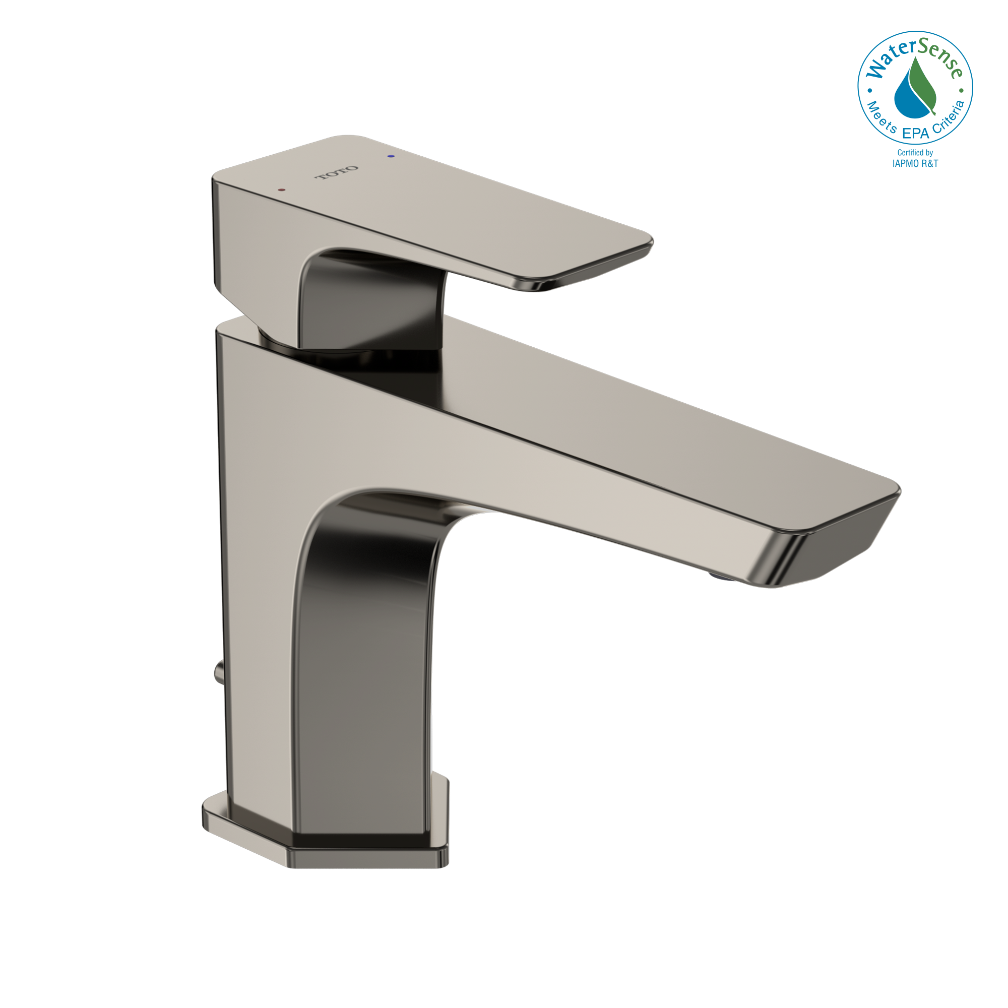 TOTO® GE 1.2 GPM Single Handle Bathroom Sink Faucet with COMFORT GLIDE Technology, Polished Nickel - TLG07301U#PN