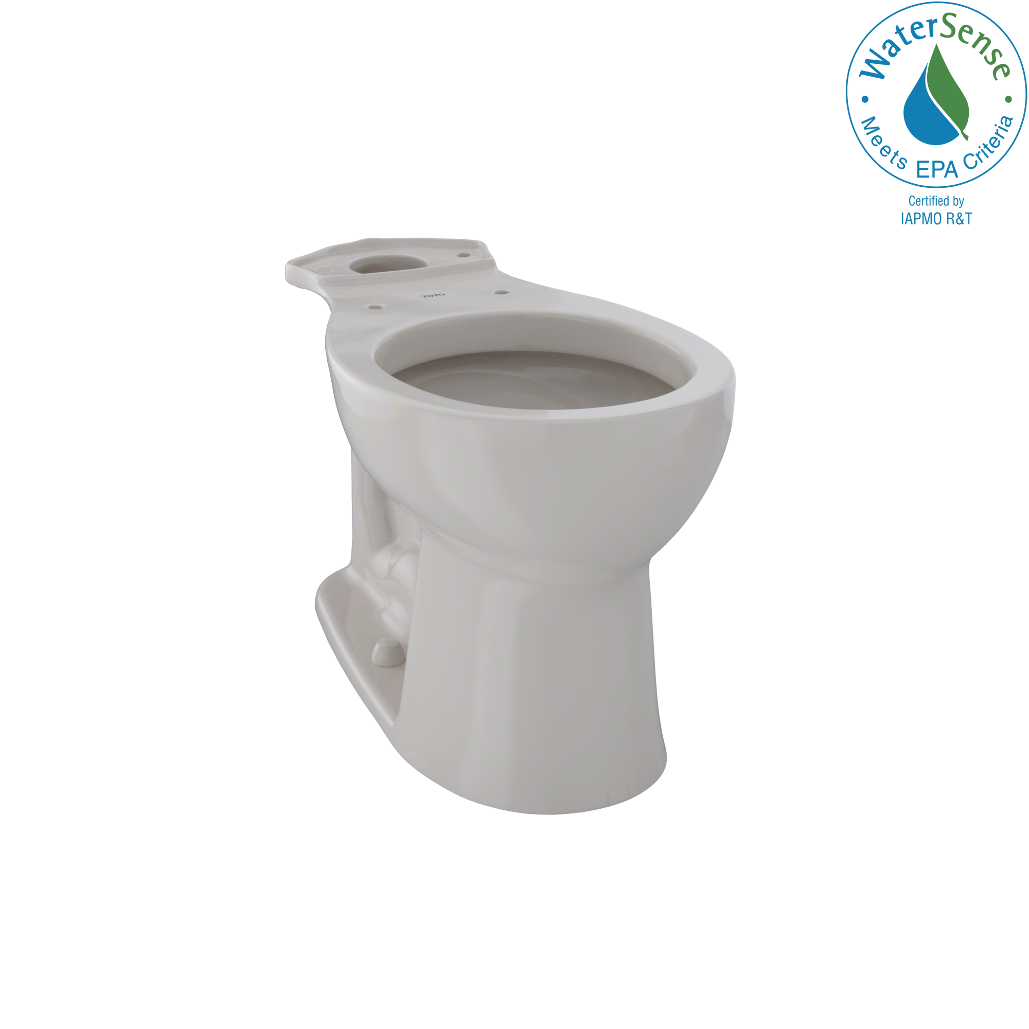 TOTO® Entrada™ Universal Height Round Toilet Bowl, Sedona Beige - C243EF#12