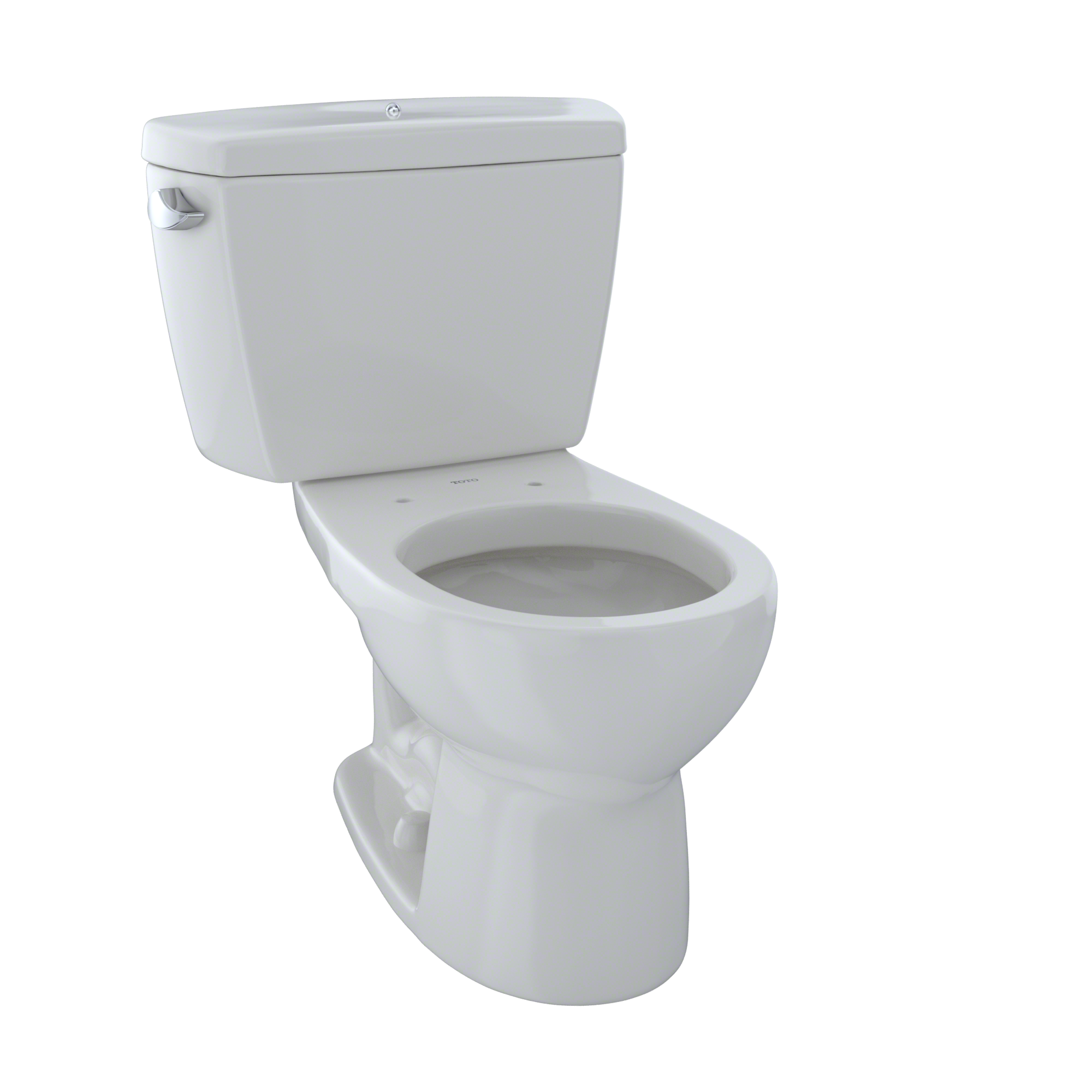 TOTO® Drake® Two-Piece Round 1.6 GPF Toilet with Insulated Tank and Bolt Down Tank Lid, Colonial White - CST743SDB#11