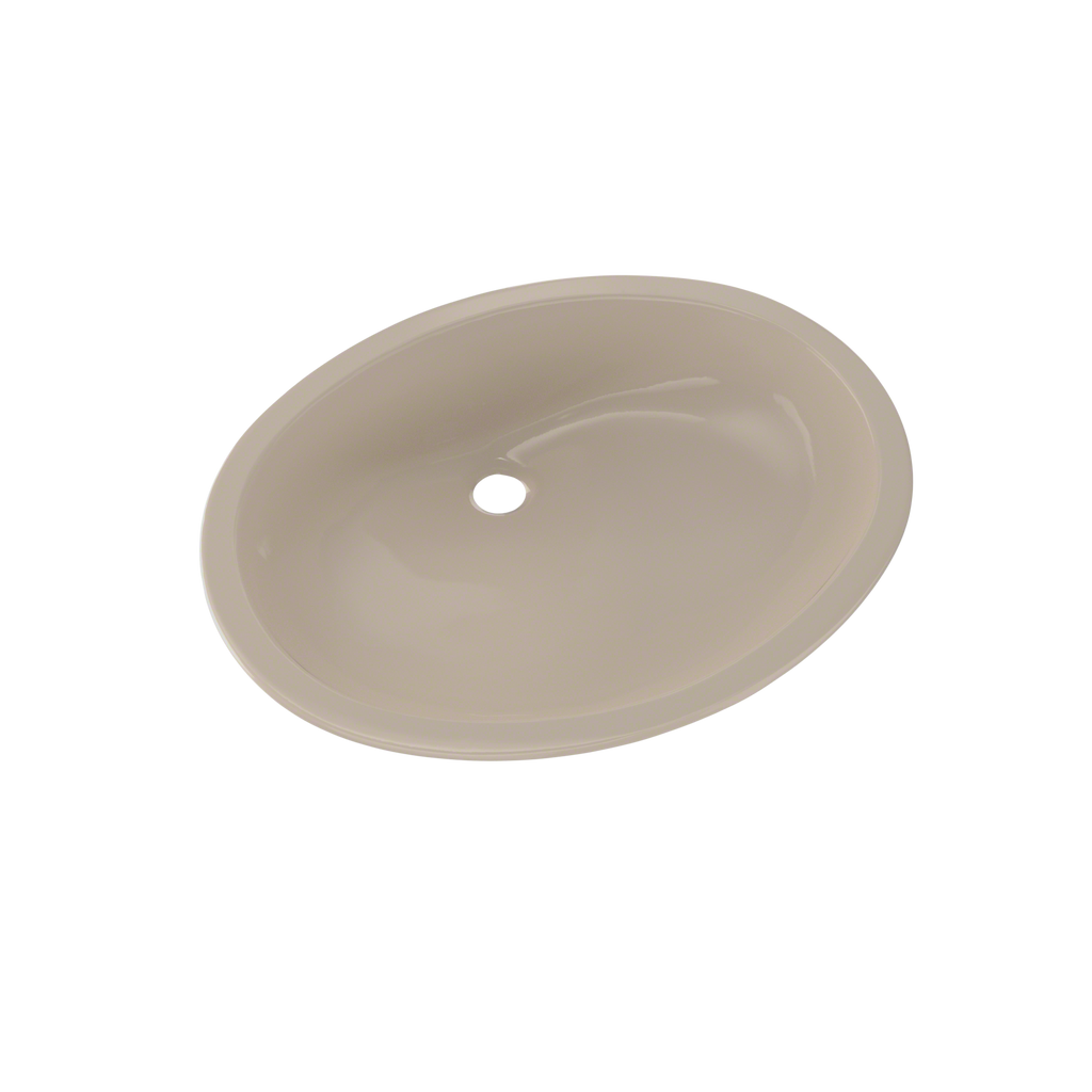 TOTO® Dantesca® Oval Undermount Bathroom Sink with CeFiONtect™, Bone - LT597G#03