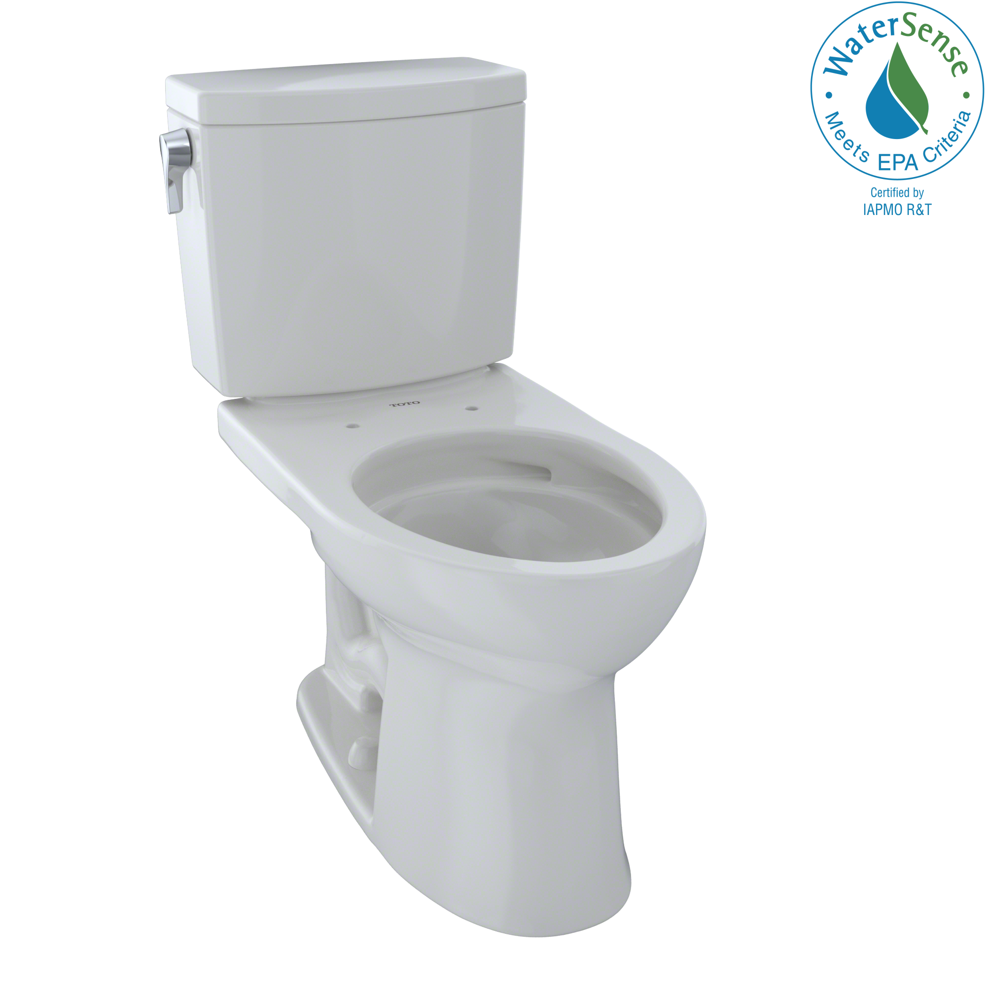 TOTO® Drake® II 1G® Two-Piece Elongated 1.0 GPF Universal Height Toilet with CeFiONtect™, Colonial White - CST454CUFG#11