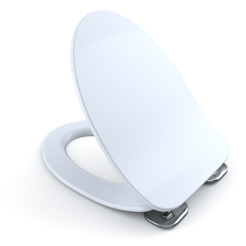 TOTO® SoftClose® Ultra Slim, Non-Slamming Toilet Seat and Lid, Cotton White - SS234#01