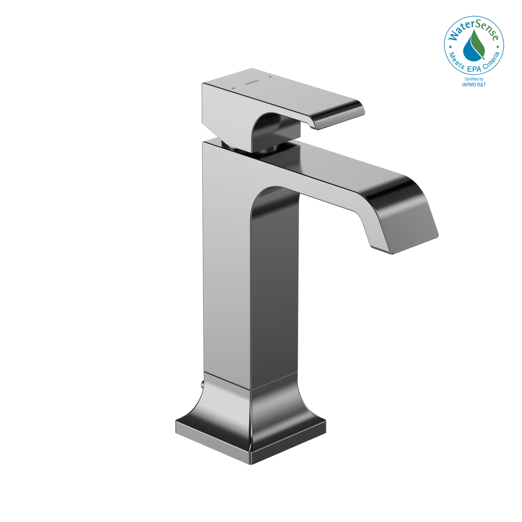 TOTO® GC 1.2 GPM Single Handle Semi-Vessel Bathroom Sink Faucet with COMFORT GLIDE Technology, Polished Chrome - TLG08303U#CP