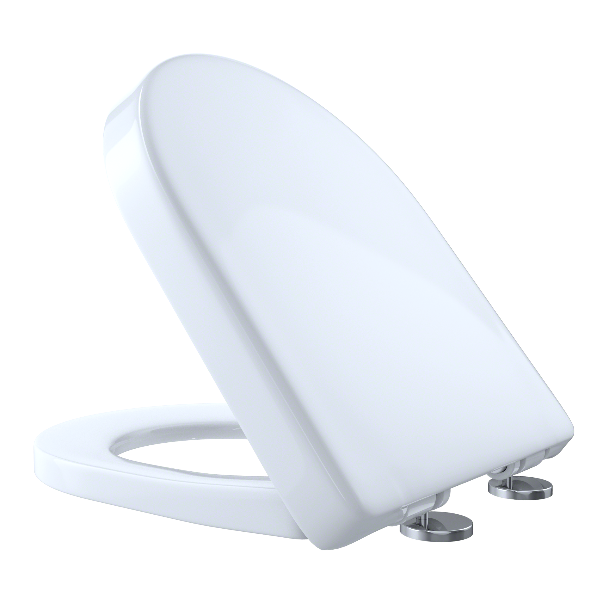 TOTO® SoftClose® D-shape Front Toilet Seat, Cotton White - SS117#01