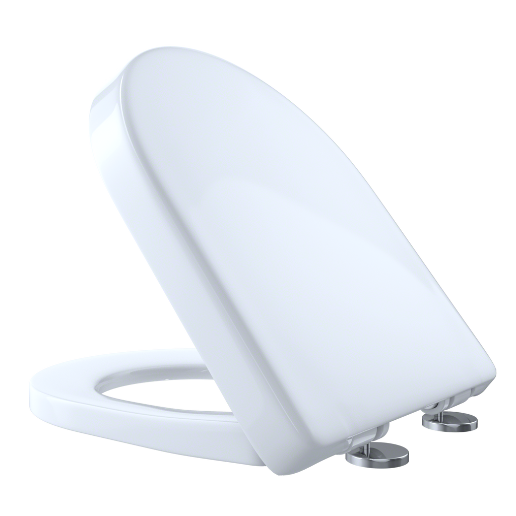 TOTO® SoftClose® D-shape Front Toilet Seat, Cotton White - SS117#01